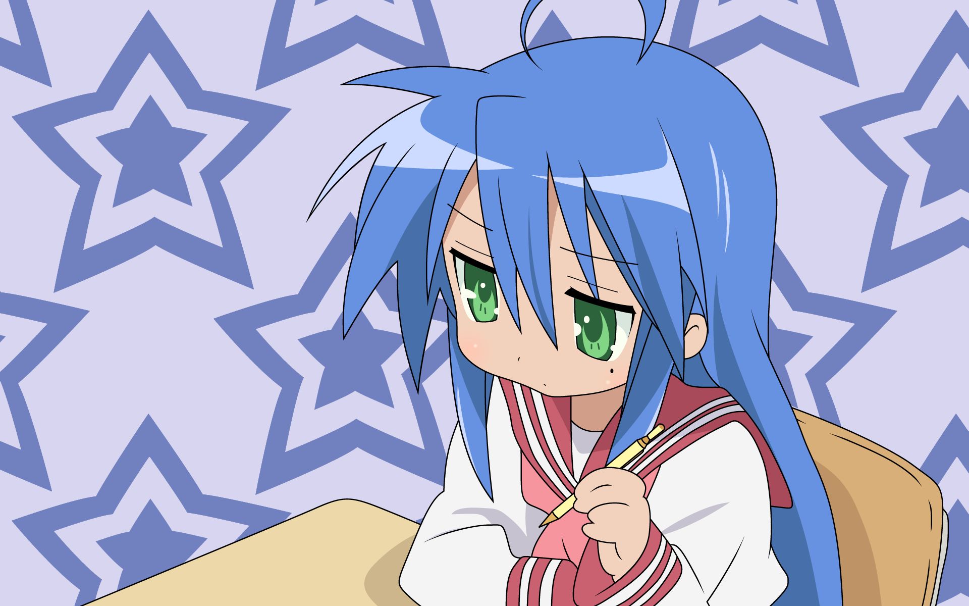Laden Sie das Konata Izumi, Raki Suta: Lucky Star, Animes-Bild kostenlos auf Ihren PC-Desktop herunter