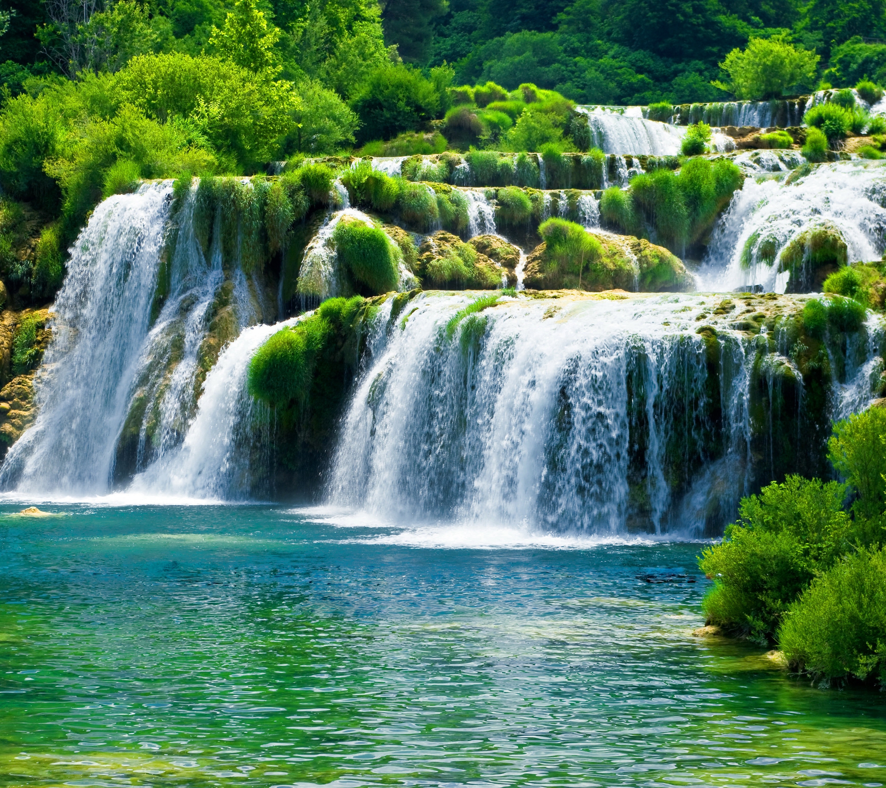 Download mobile wallpaper Waterfalls, Waterfall, Earth, River for free.