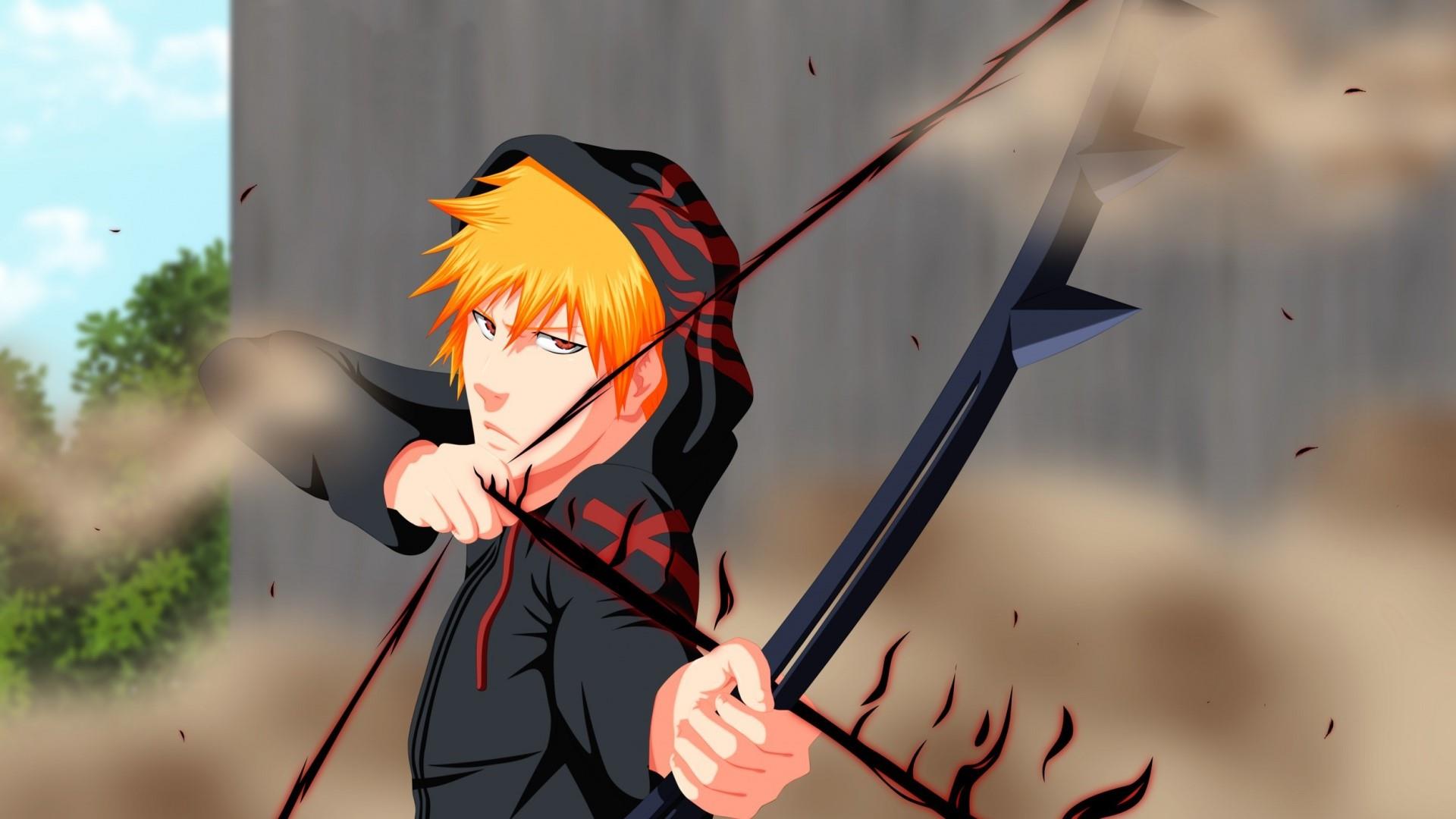 Handy-Wallpaper Bleach, Animes, Ichigo Kurosaki kostenlos herunterladen.