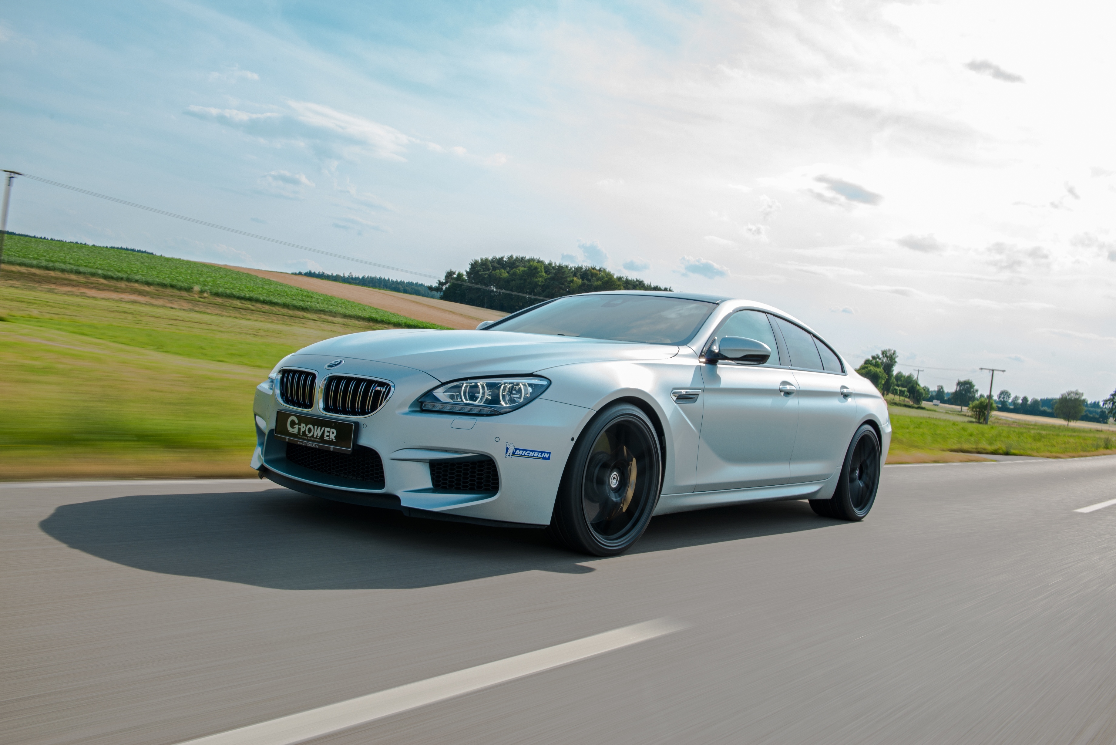 side view, bmw, cars, traffic, movement, speed, m6, g power
