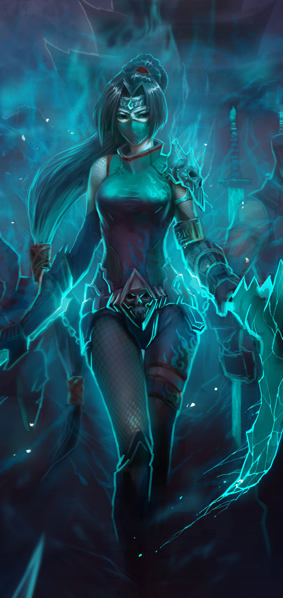 Handy-Wallpaper League Of Legends, Computerspiele, Akali (Liga Der Legenden) kostenlos herunterladen.