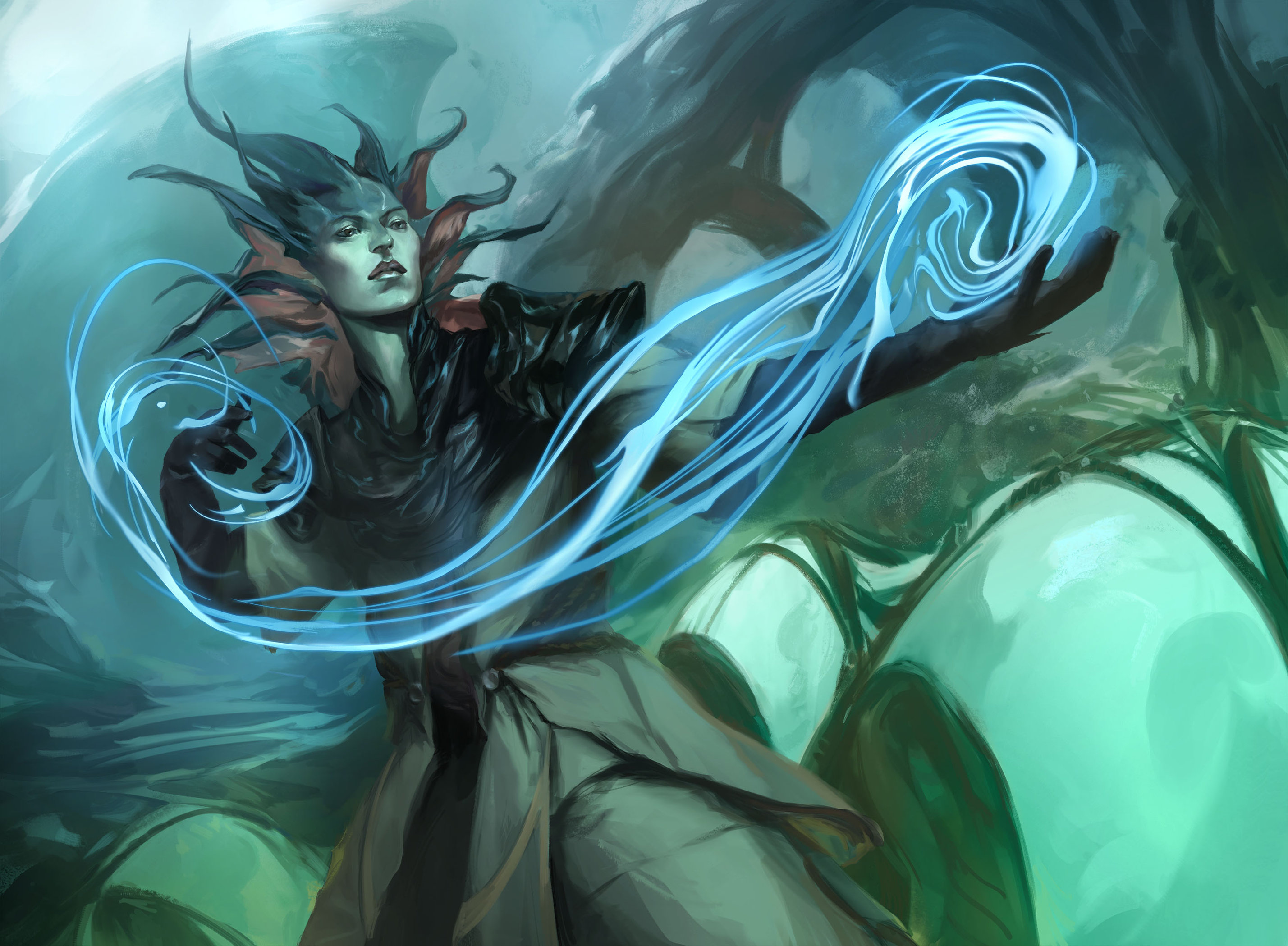 Download mobile wallpaper Magic, Fantasy, Sorceress for free.