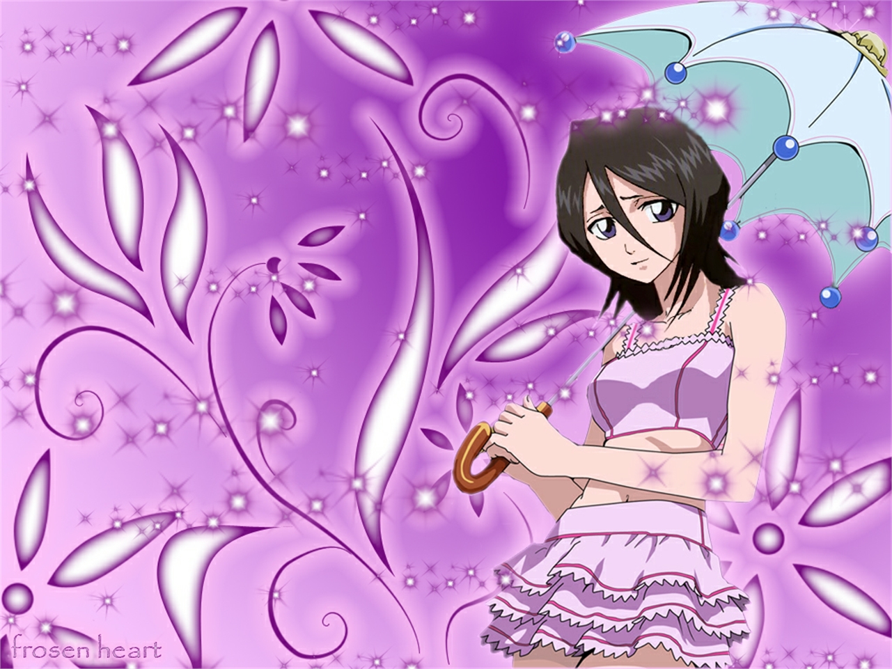 Laden Sie das Rukia Kuchiki, Bleach, Animes-Bild kostenlos auf Ihren PC-Desktop herunter