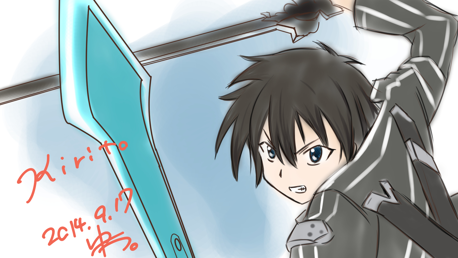 Download mobile wallpaper Anime, Sword Art Online, Kirito (Sword Art Online), Kazuto Kirigaya for free.