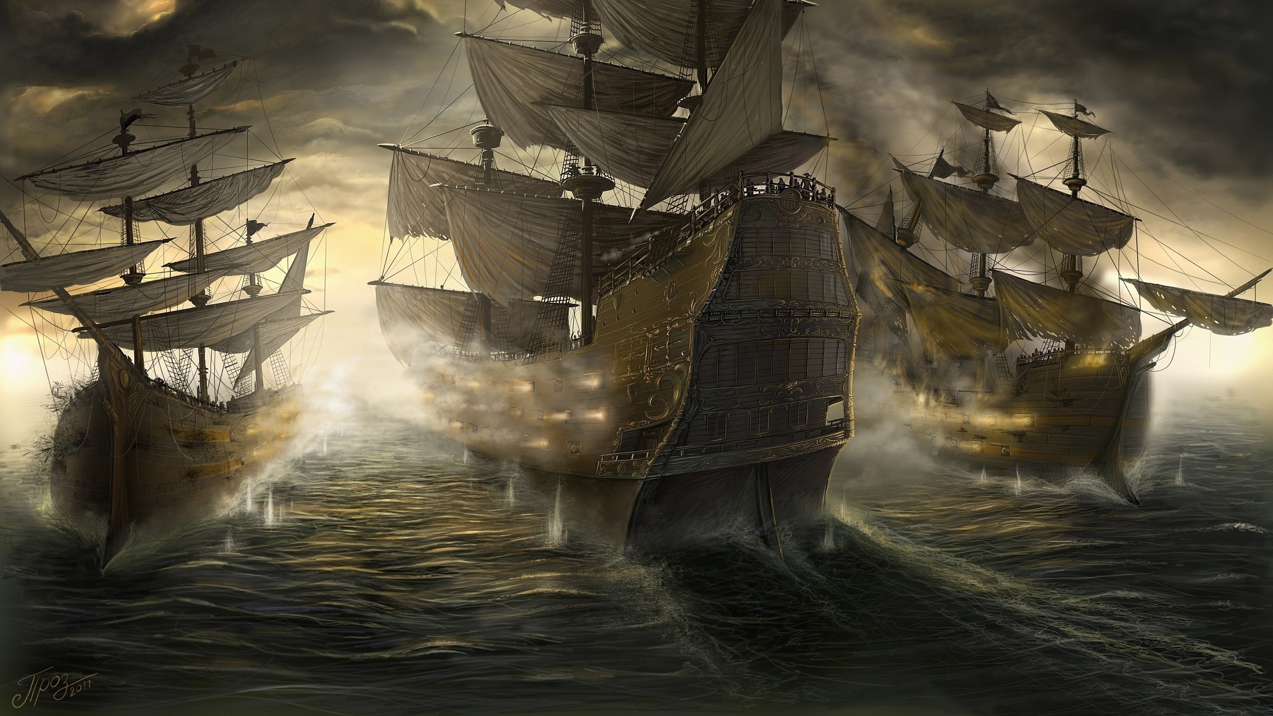 Free download wallpaper Fantasy, Ship on your PC desktop