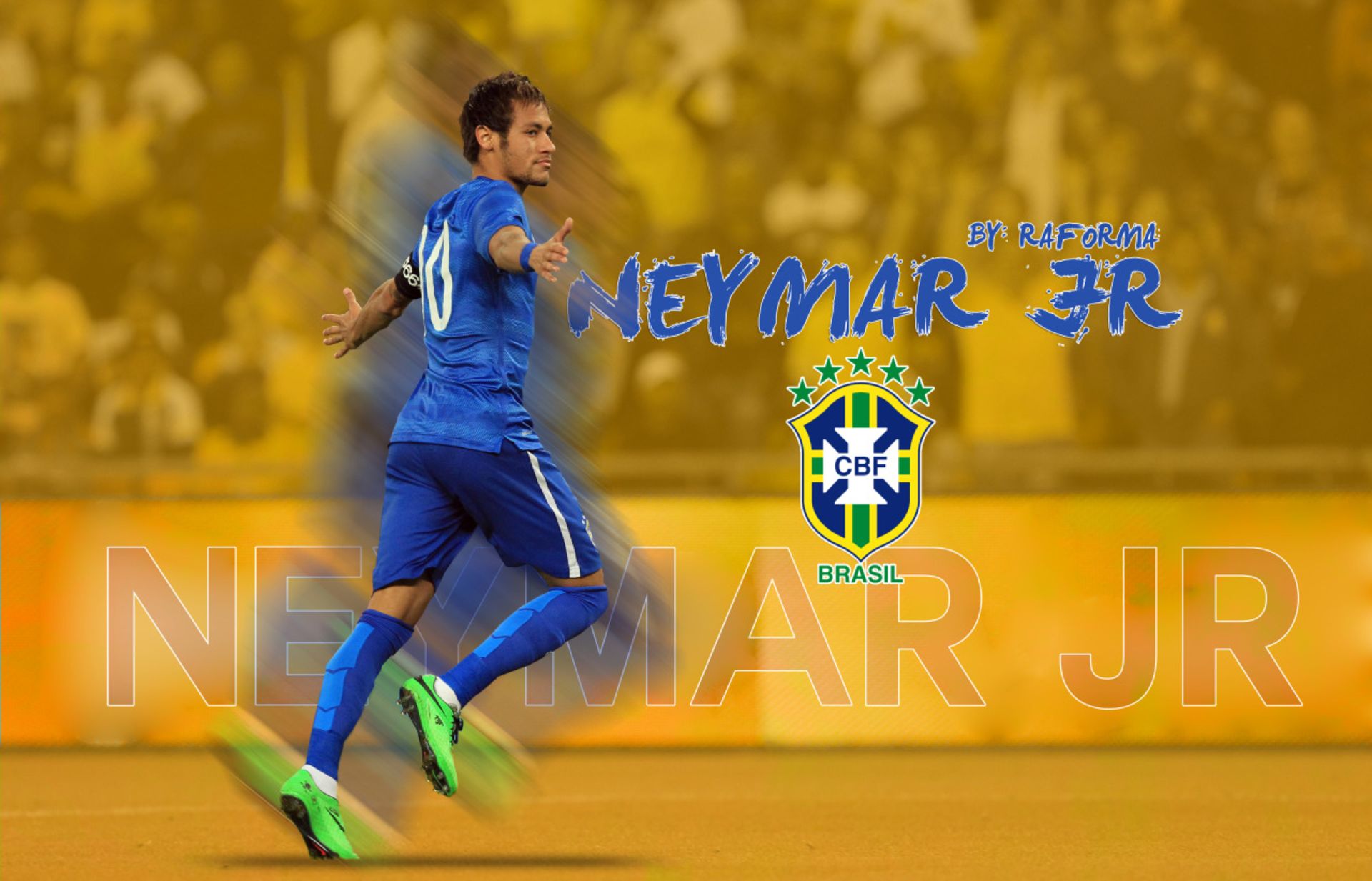 Descarga gratuita de fondo de pantalla para móvil de Fútbol, Deporte, Neymar, Selección De Fútbol De Brasil.