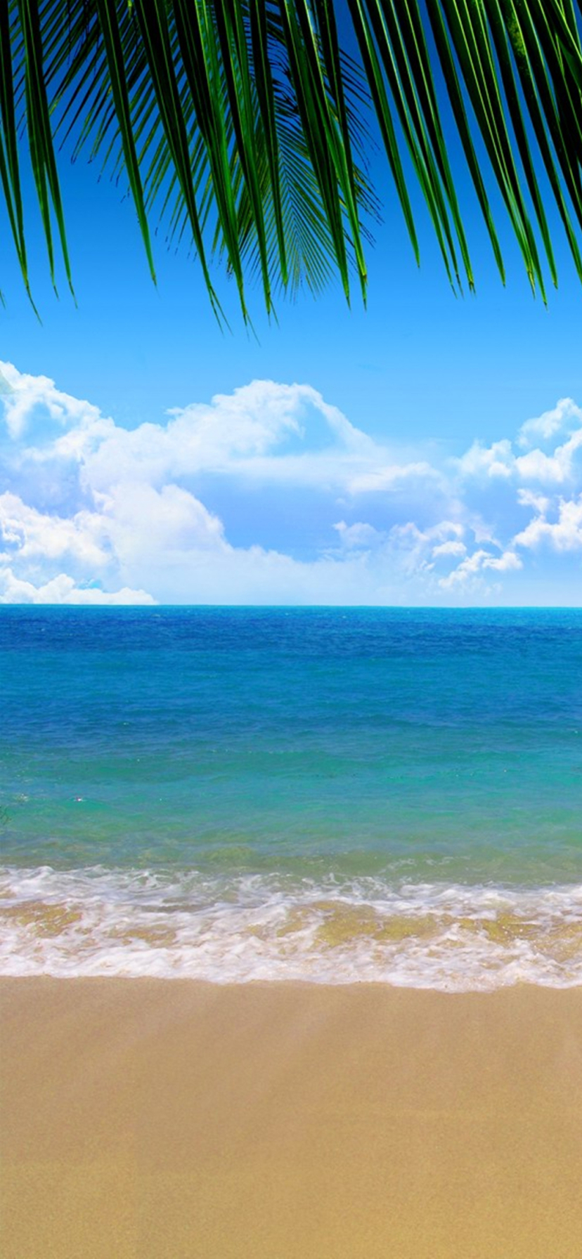 Download mobile wallpaper Nature, Sea, Beach, Sand, Horizon, Earth, Cloud for free.