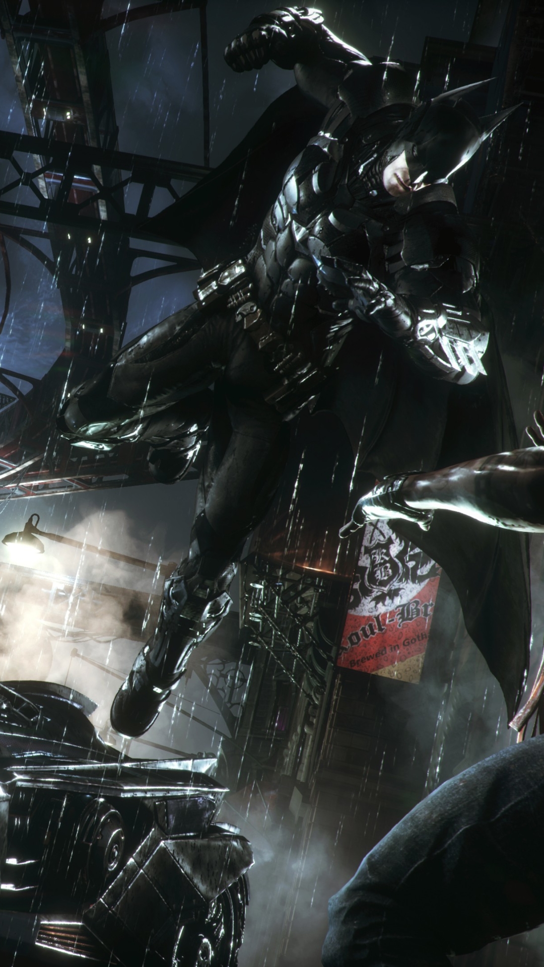 Descarga gratuita de fondo de pantalla para móvil de Videojuego, Hombre Murciélago, Batimóvil, Batman: Arkham Knight.