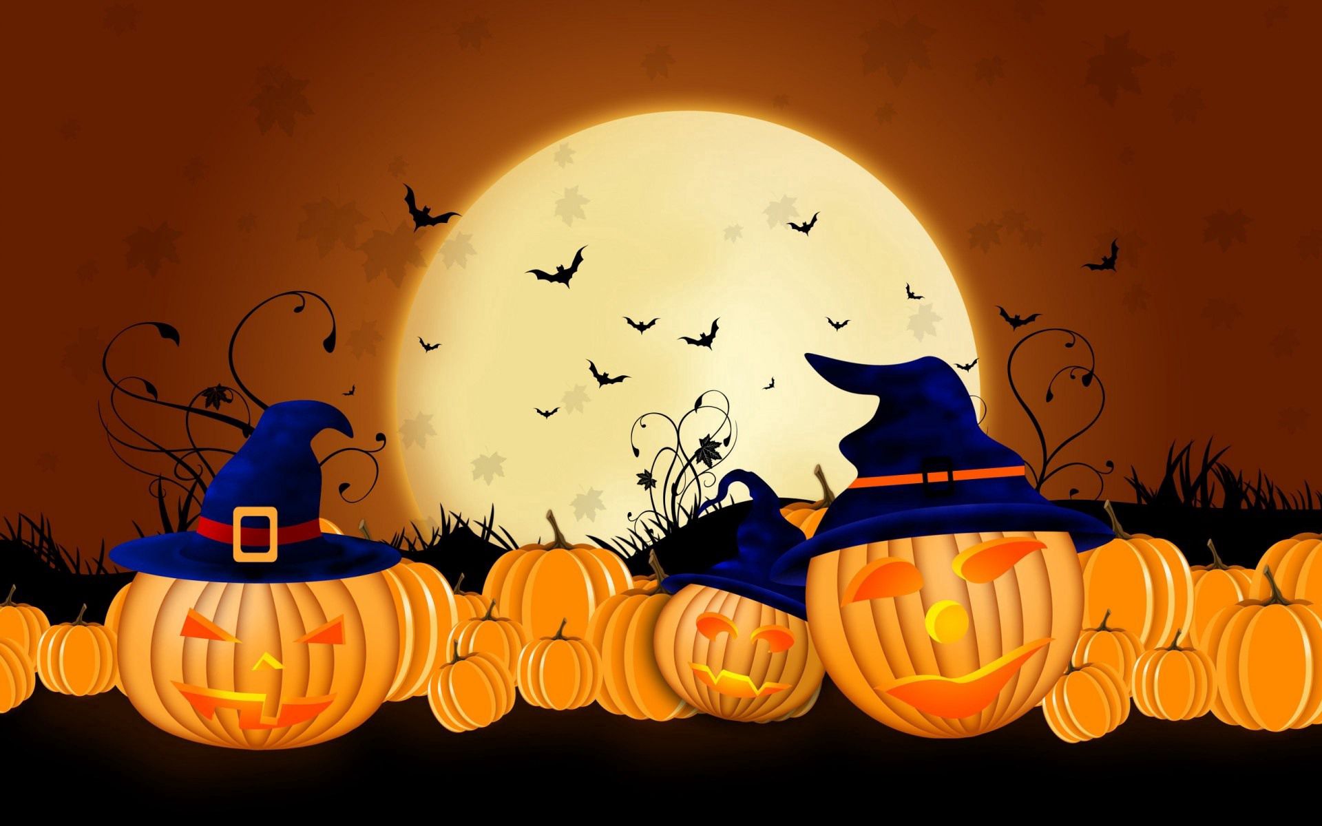 75314 скачать обои хэллоуин, осень, тыквы, праздники, 2015 - заставки и картинки бесплатно