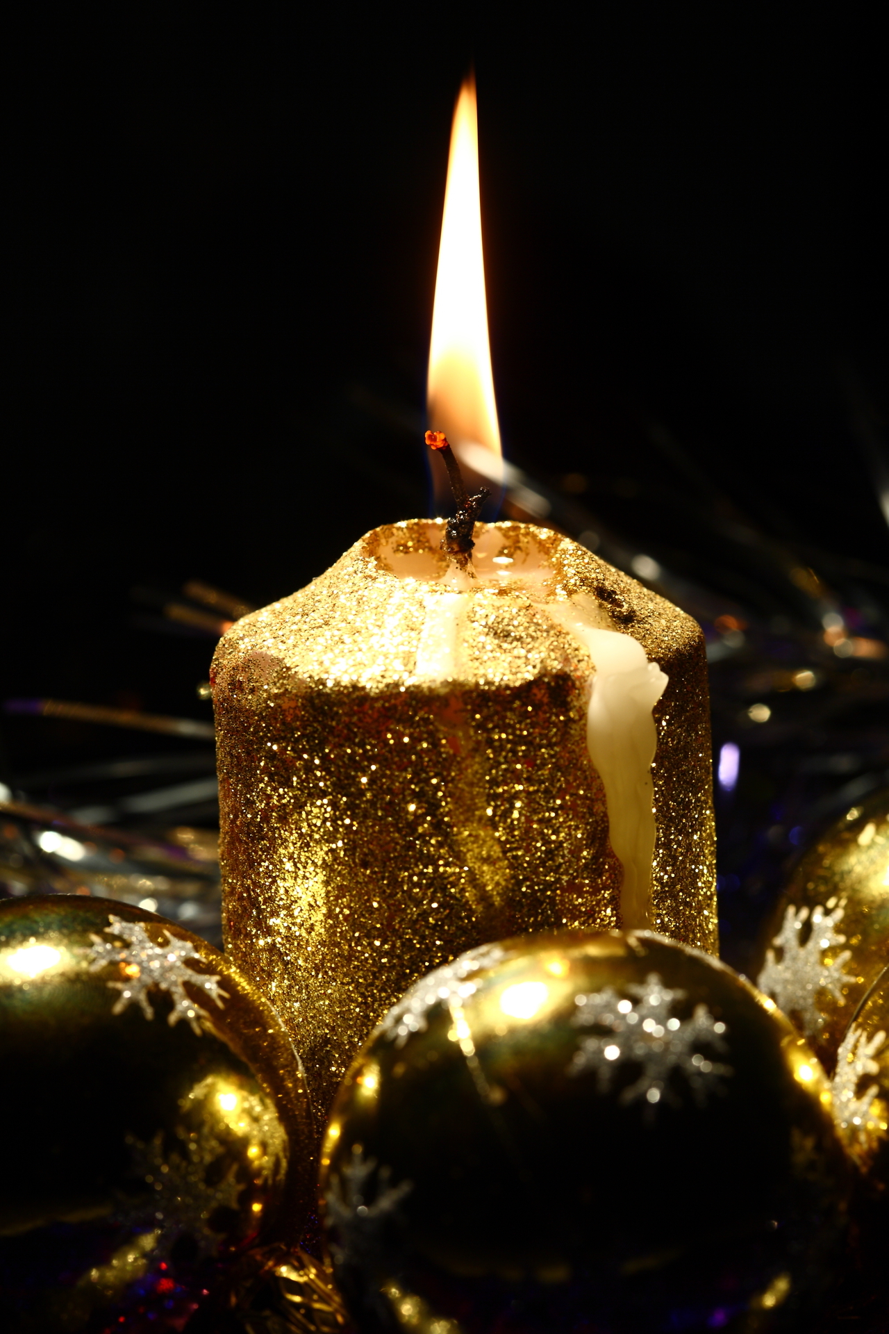 candles, holidays, new year, christmas xmas, black