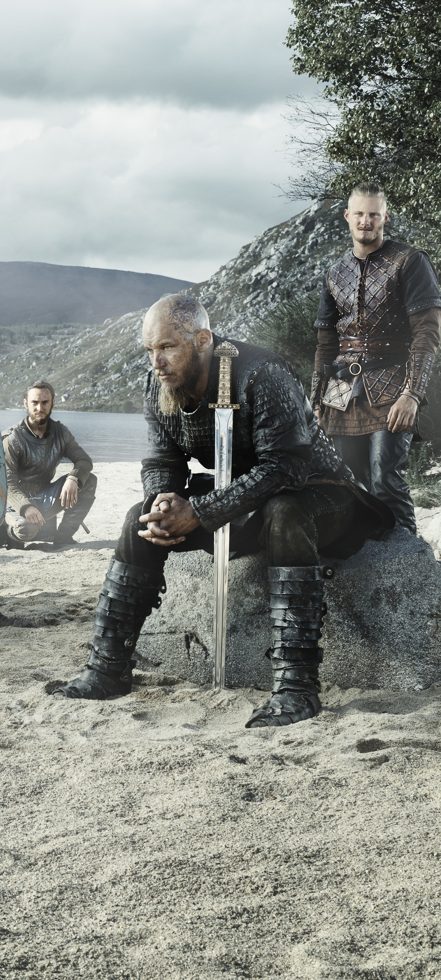 Handy-Wallpaper Krieger, Fernsehserien, Vikings, Ragnar Lothbrok kostenlos herunterladen.