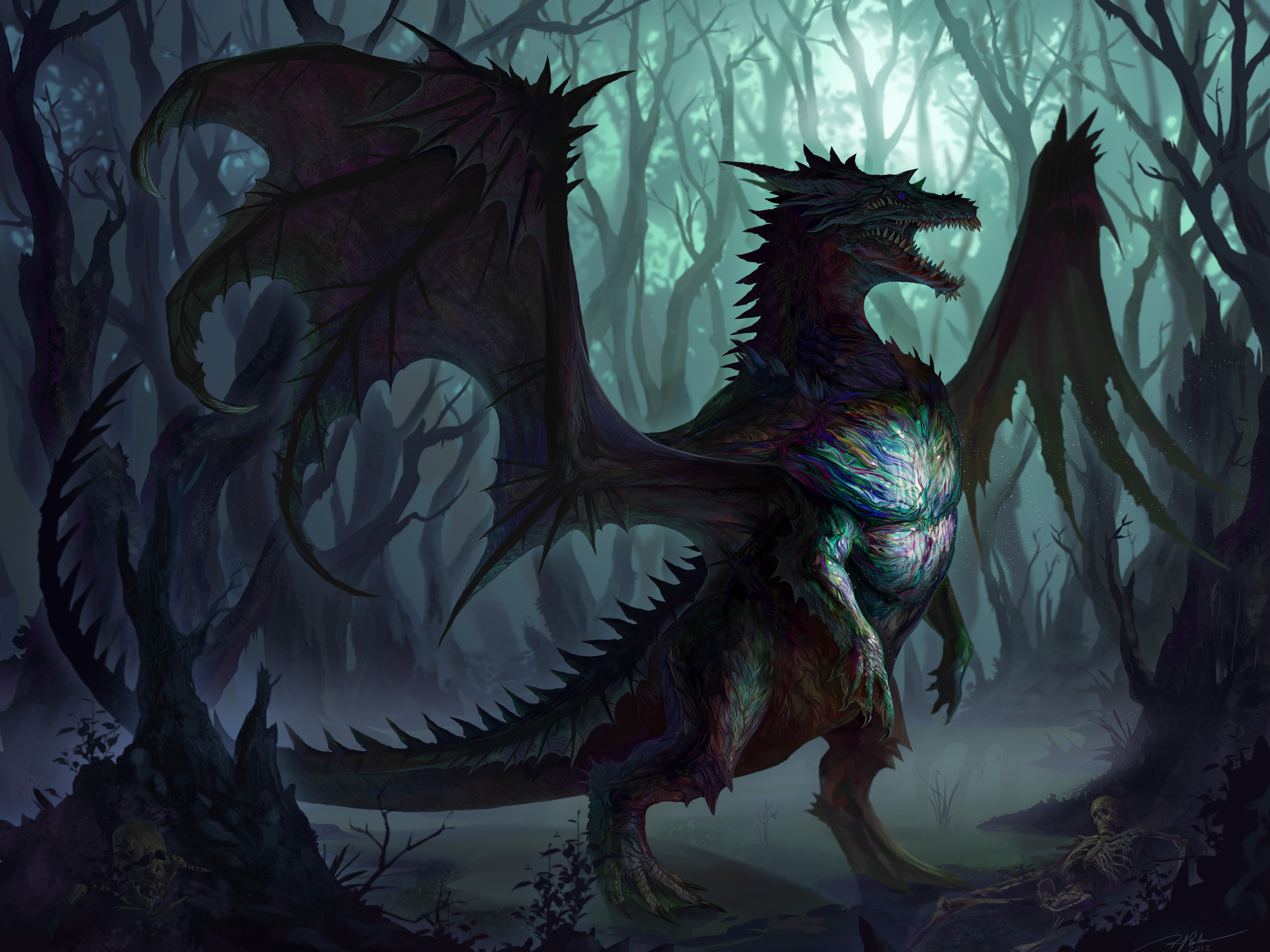 Download mobile wallpaper Fantasy, Dragon for free.