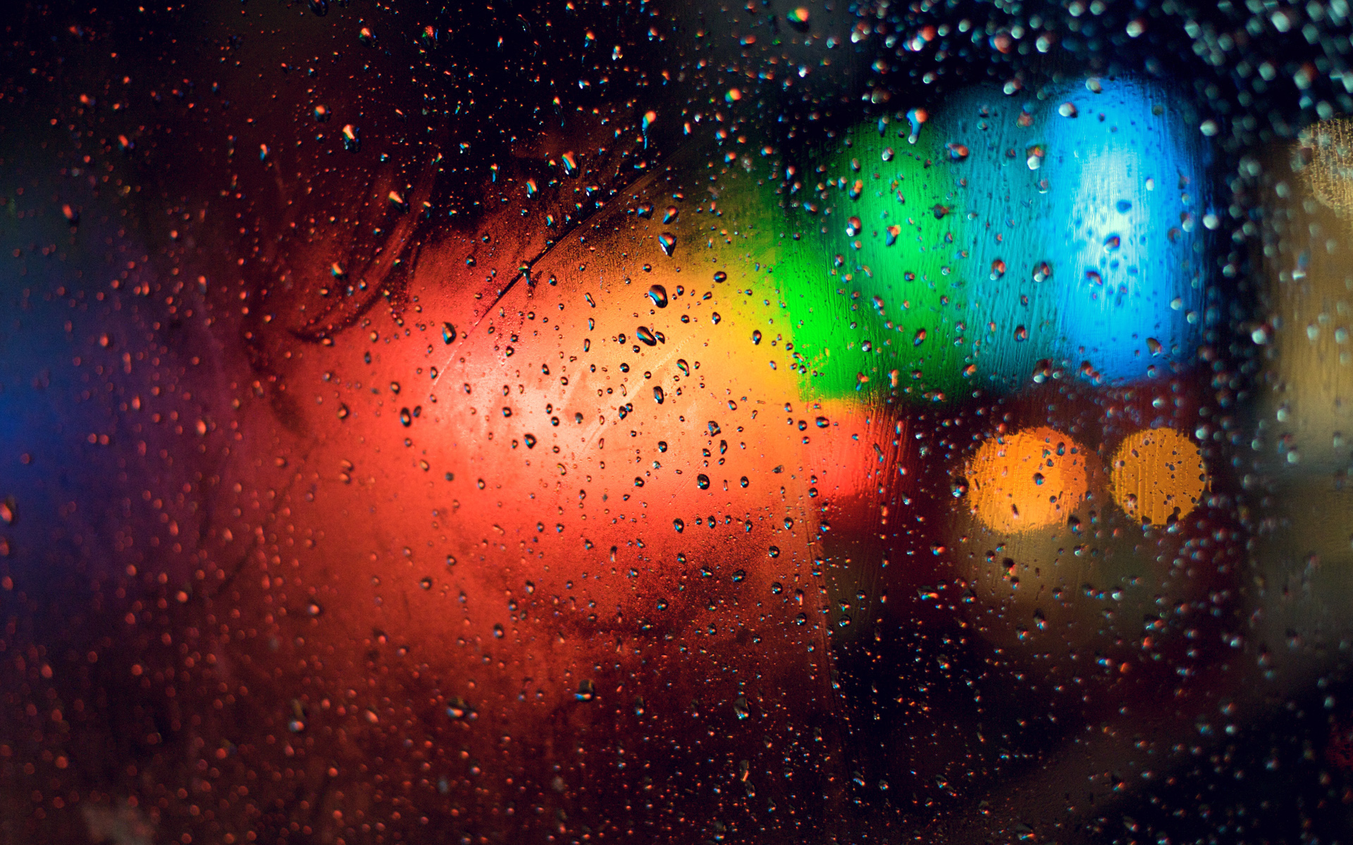 photography, colors, raindrops