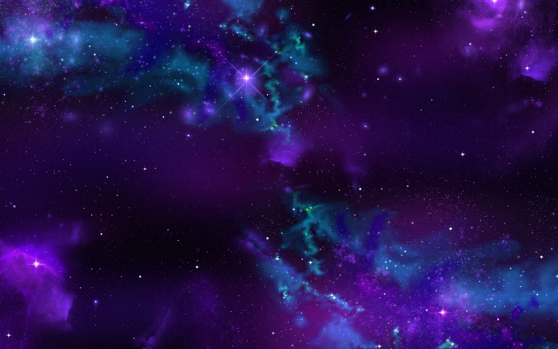 Download mobile wallpaper Sky, Night, Starry Sky, Purple, Artistic, Star for free.