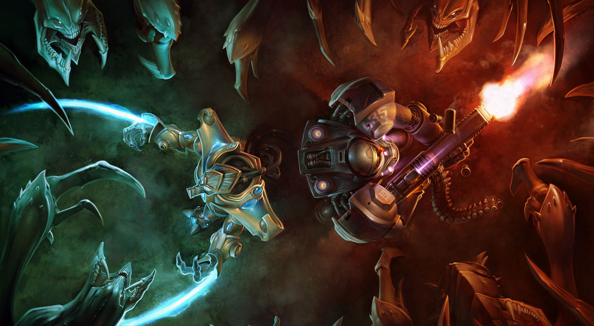 Download mobile wallpaper Starcraft, Video Game for free.