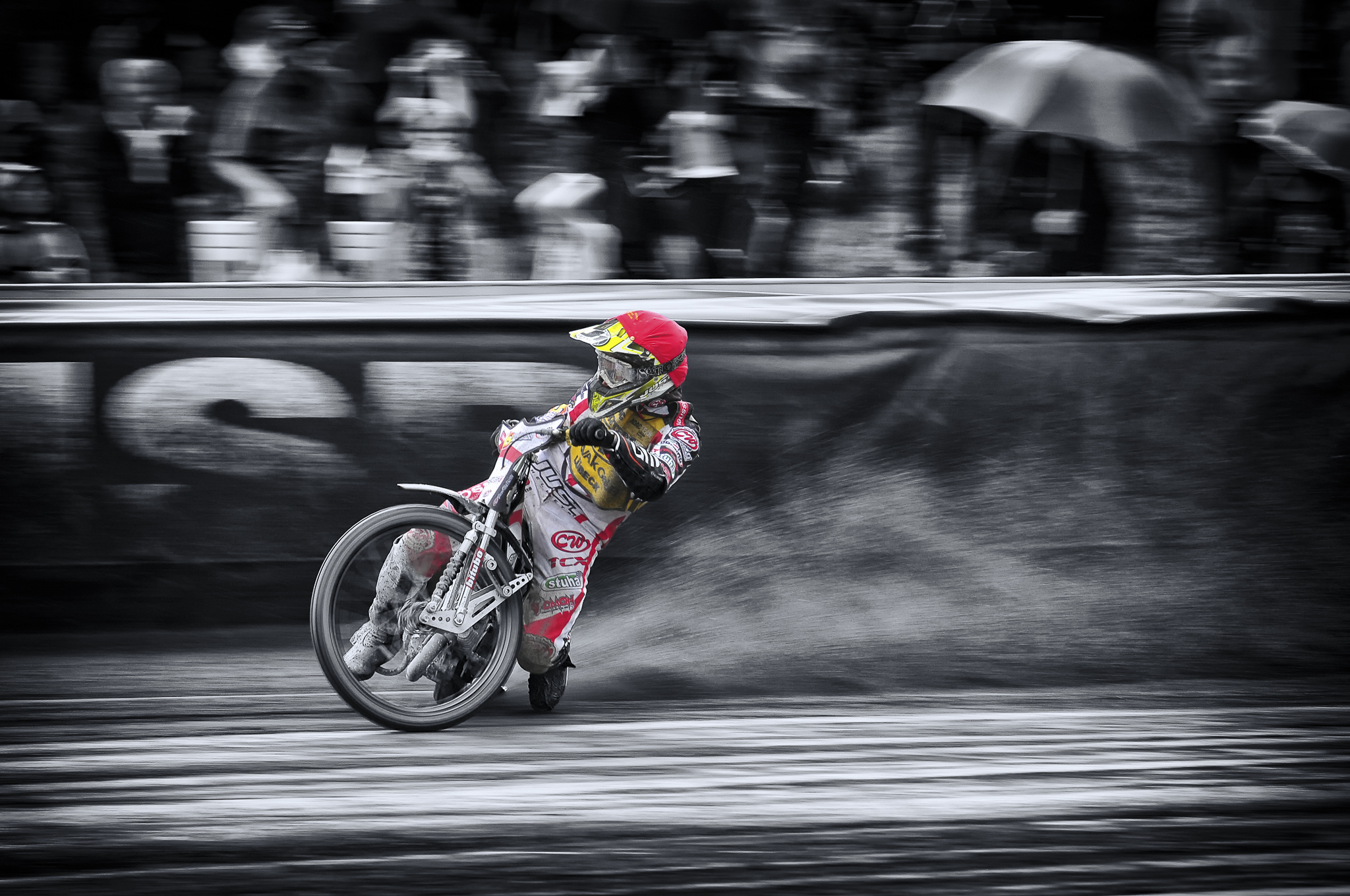 Download mobile wallpaper Sports, Motocross, Motorcycle, Selective Color for free.