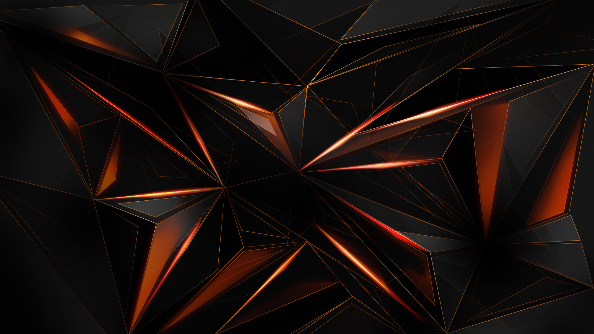 Download mobile wallpaper Abstract, Triangle, Orange (Color) for free.