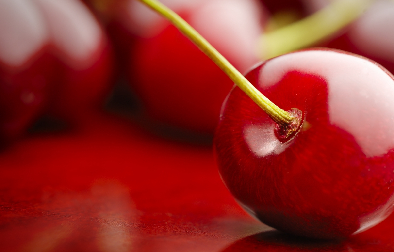 fruits, sweet cherry, food, background, red