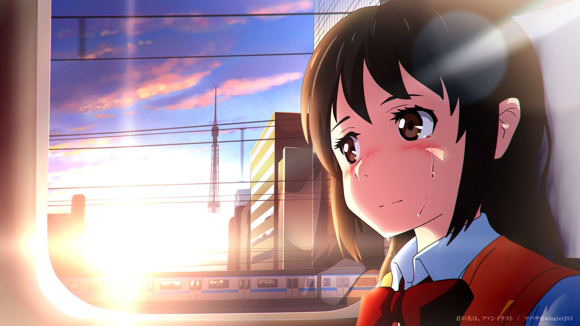 Baixar papel de parede para celular de Anime, Your Name, Kimi No Na Wa, Mitsuha Miyamizu gratuito.