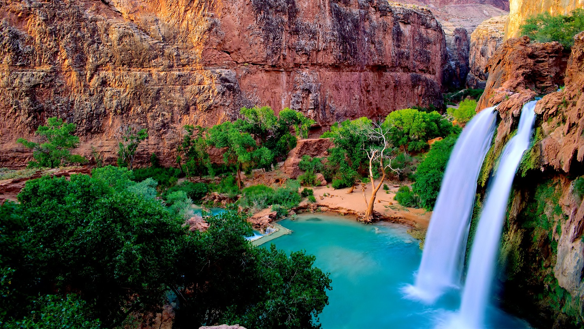 Free download wallpaper Waterfall, Earth on your PC desktop