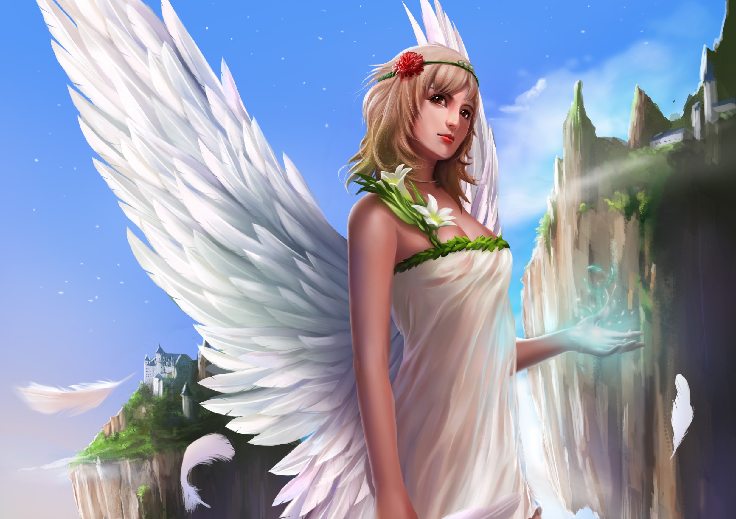 Free download wallpaper Fantasy, Angel on your PC desktop