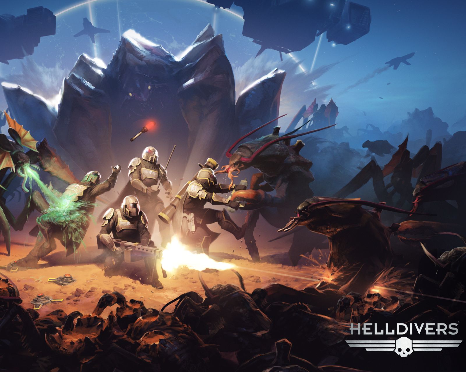 helldivers, video game wallpapers for tablet