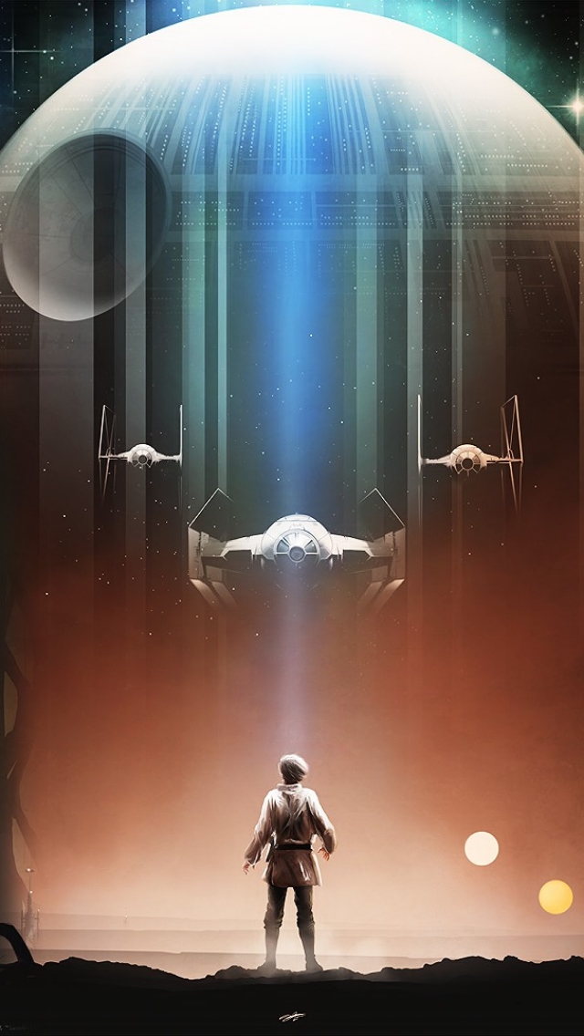 Descarga gratuita de fondo de pantalla para móvil de Ciencia Ficción, La Guerra De Las Galaxias, Lucas Skywalker, Estrella De La Muerte.