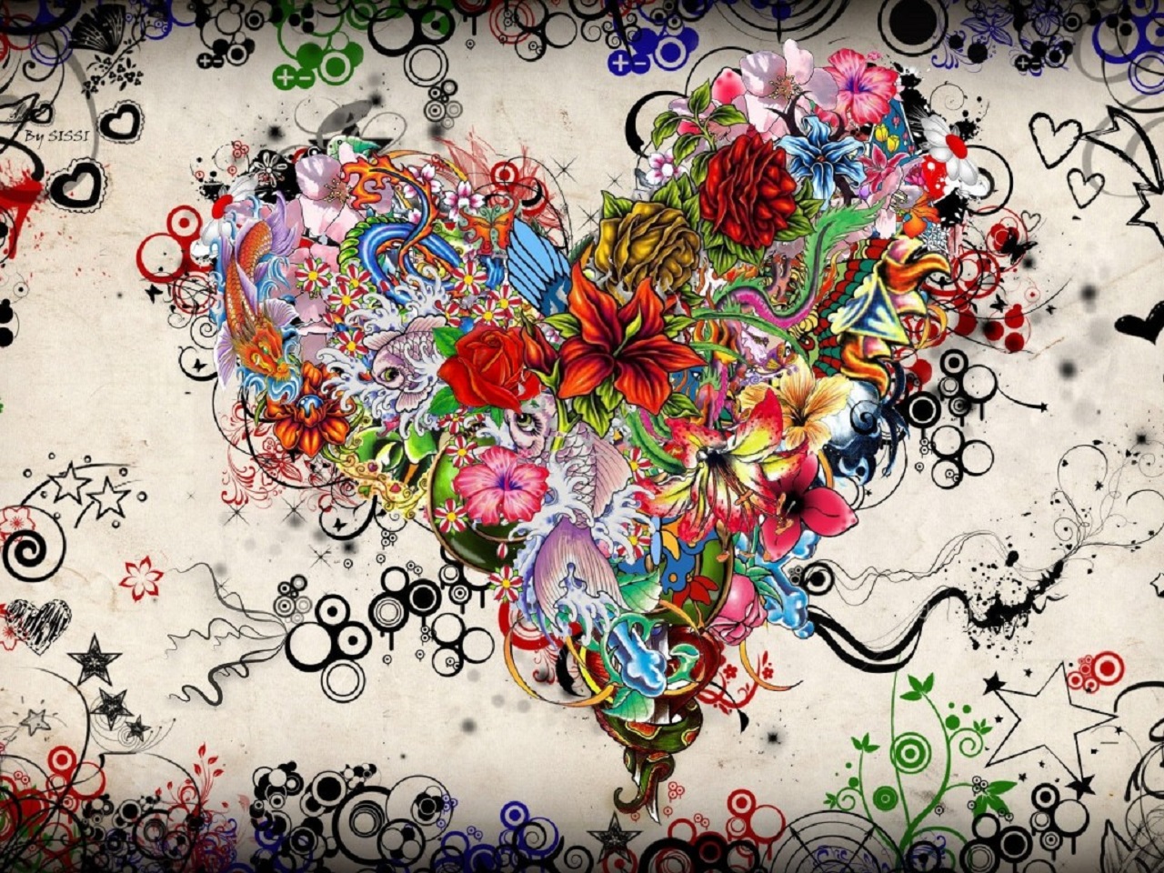 Free download wallpaper Heart, Artistic on your PC desktop