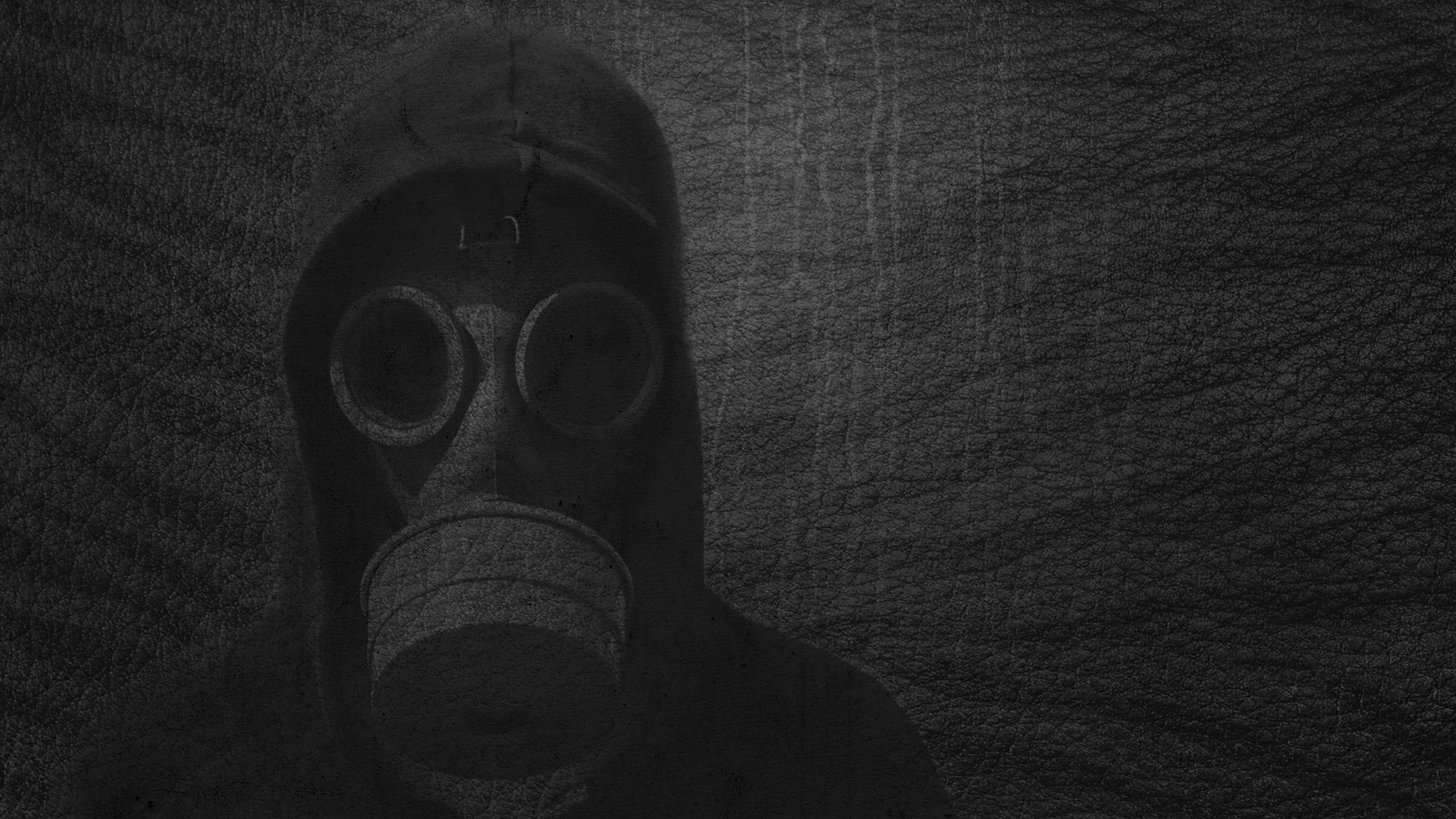 gas mask, grey, military