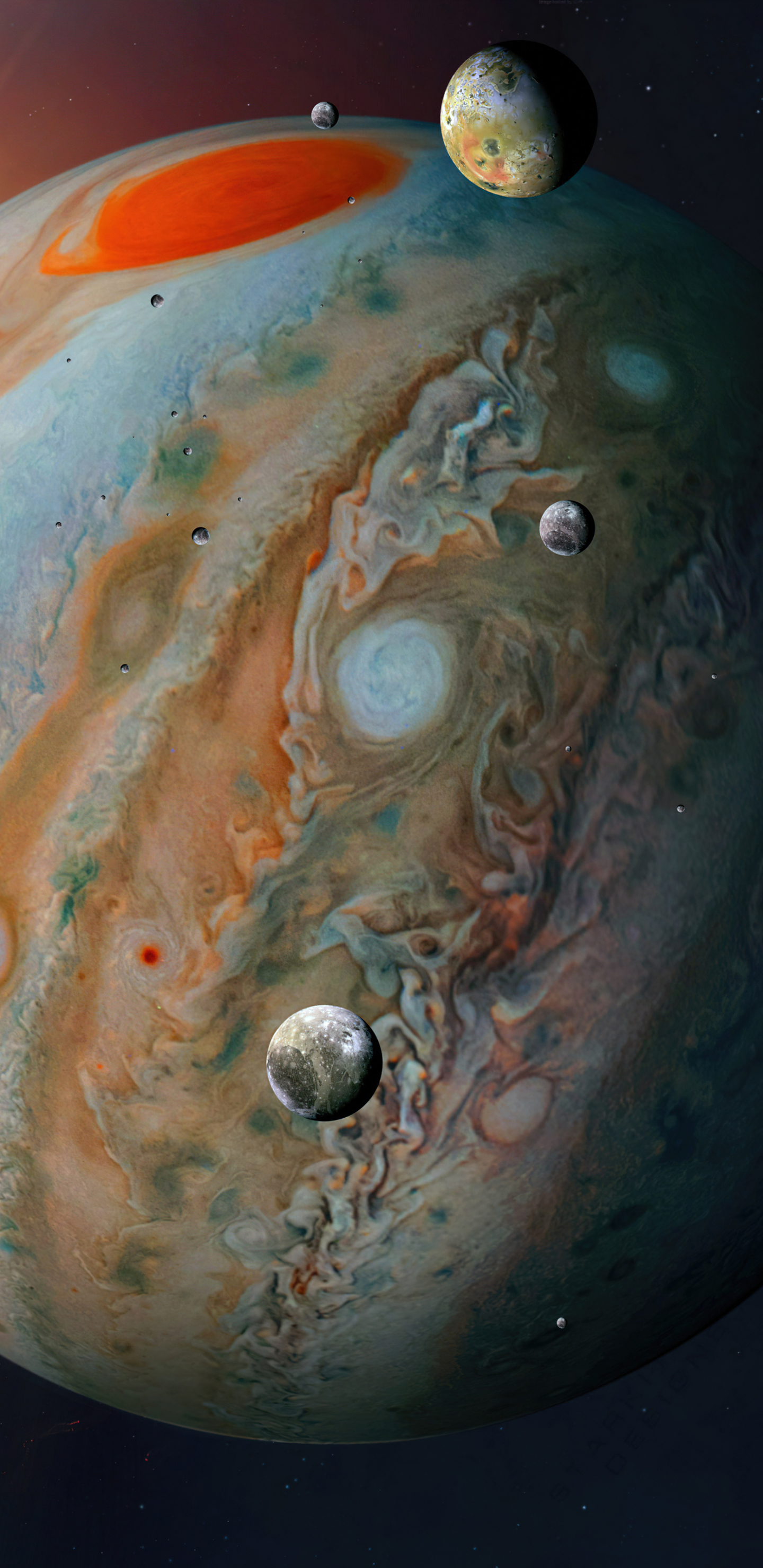Скачать картинку Планета, Юпитер, Научная Фантастика в телефон бесплатно.