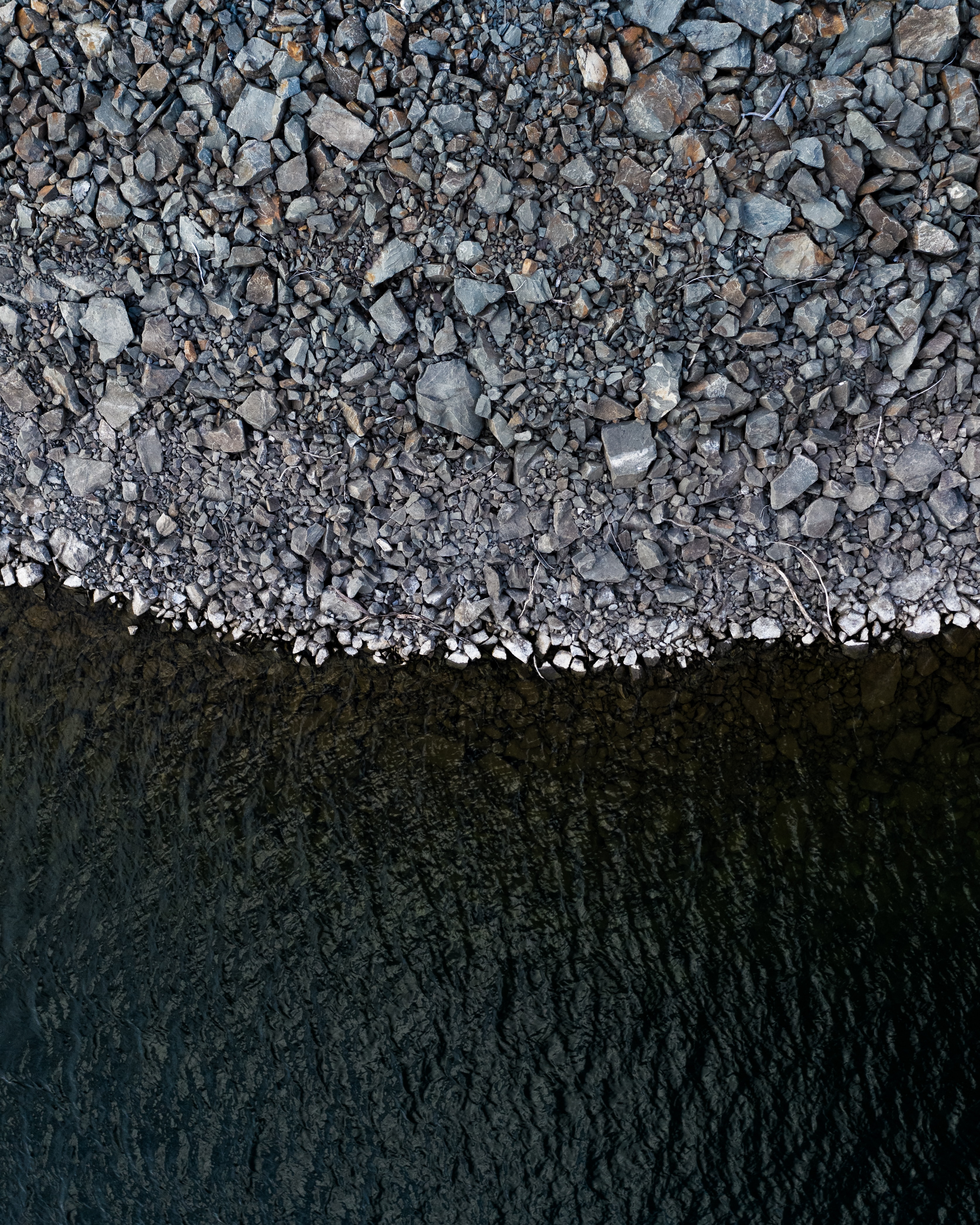 Download mobile wallpaper View From Above, Coast, Stones, Nature, Water, Beach for free.