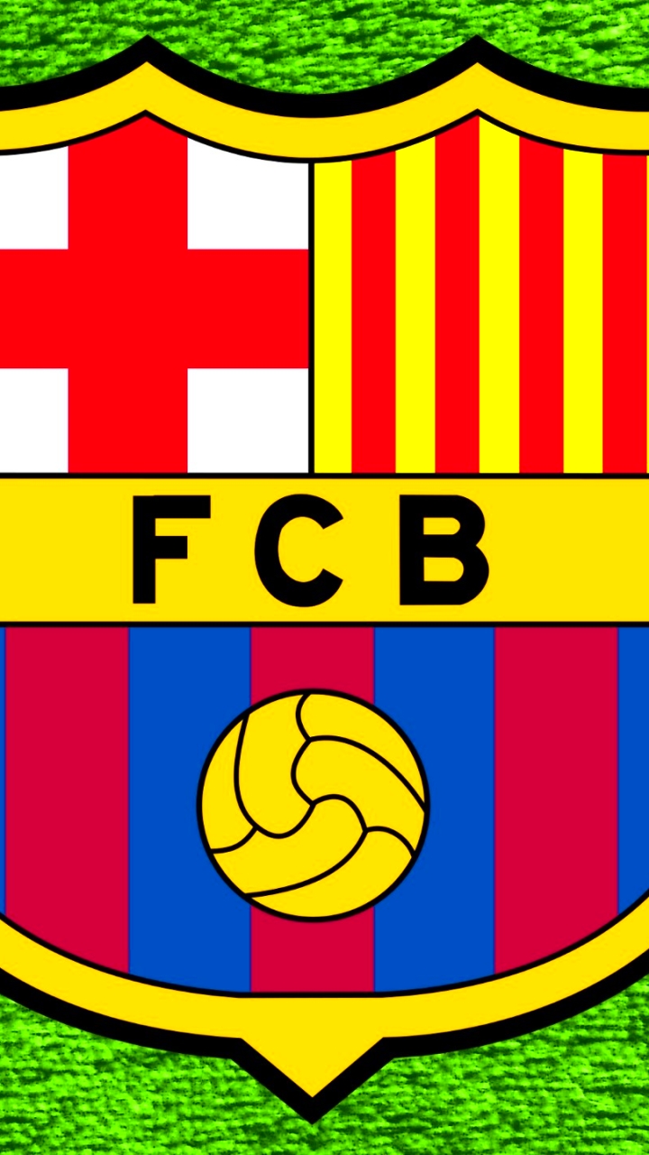 Скачати мобільні шпалери Спорт, Футбол, Логотип, Емблема, Фк Барселона безкоштовно.