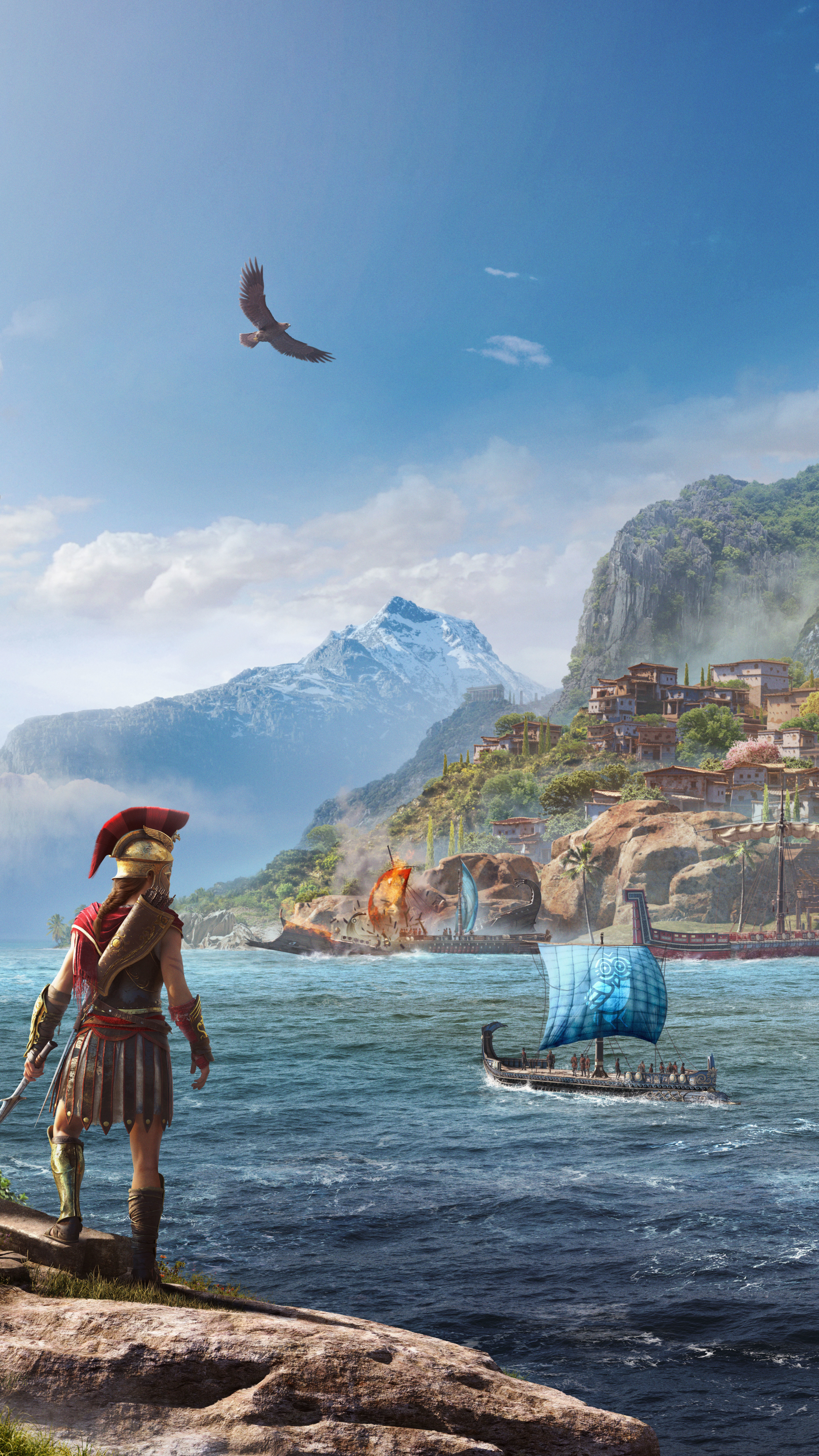 Téléchargez des papiers peints mobile Assassin's Creed, Jeux Vidéo, Assassin's Creed: Odyssey gratuitement.
