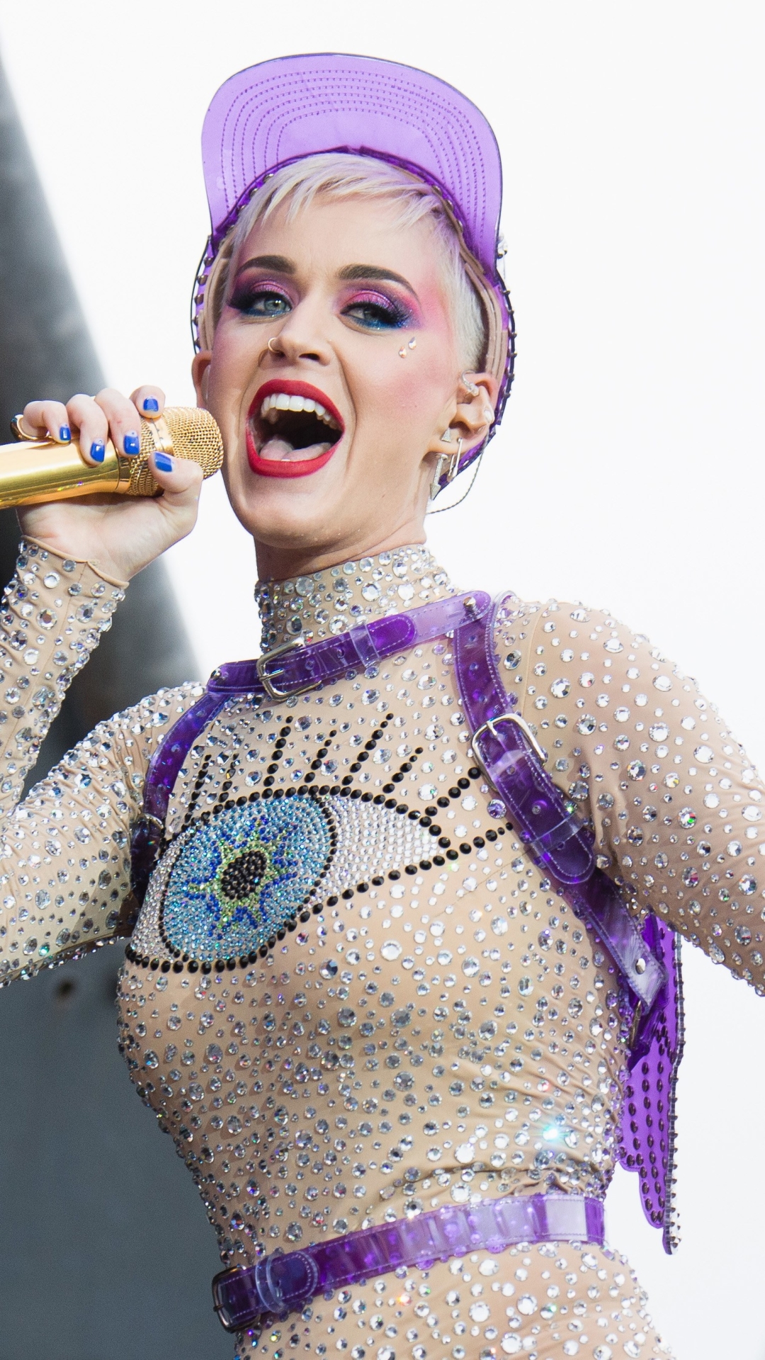 Baixar papel de parede para celular de Música, Katy Perry, Microfone gratuito.