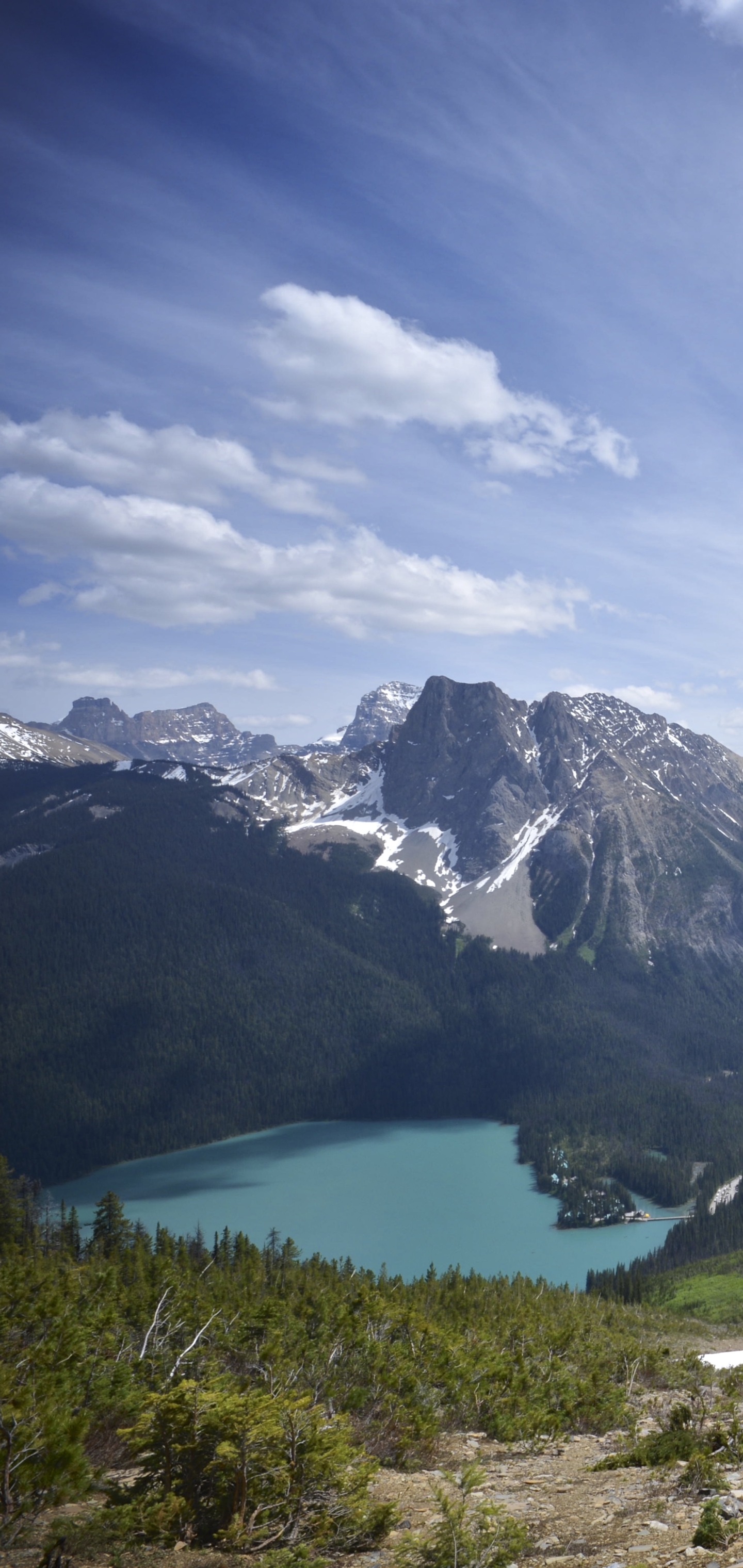 canadian rockies, british columbia, earth, landscape, valley, emerald peak, canada, lake