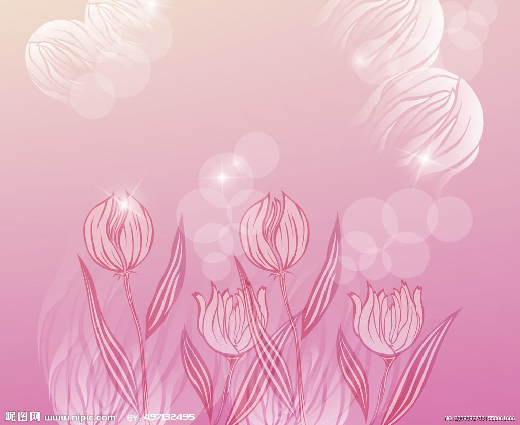 Téléchargez des papiers peints mobile Tulipes, Fleurs, Dessins gratuitement.