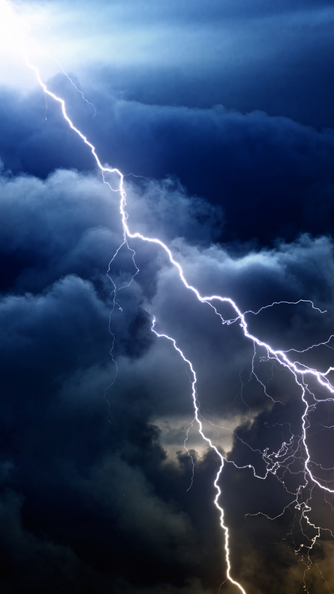 Download mobile wallpaper Sky, Lightning, Cloud, Photography for free.