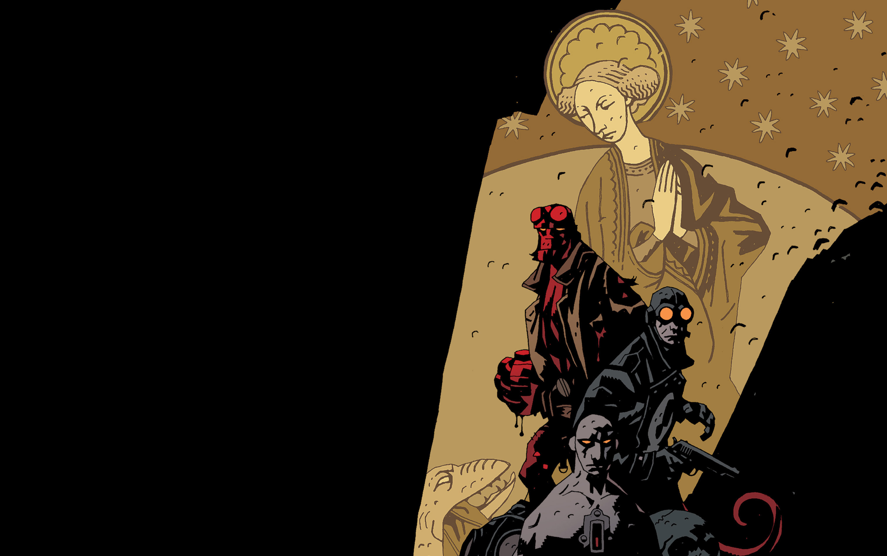Laden Sie das Hellboy Call Of Darkness, Comics-Bild kostenlos auf Ihren PC-Desktop herunter