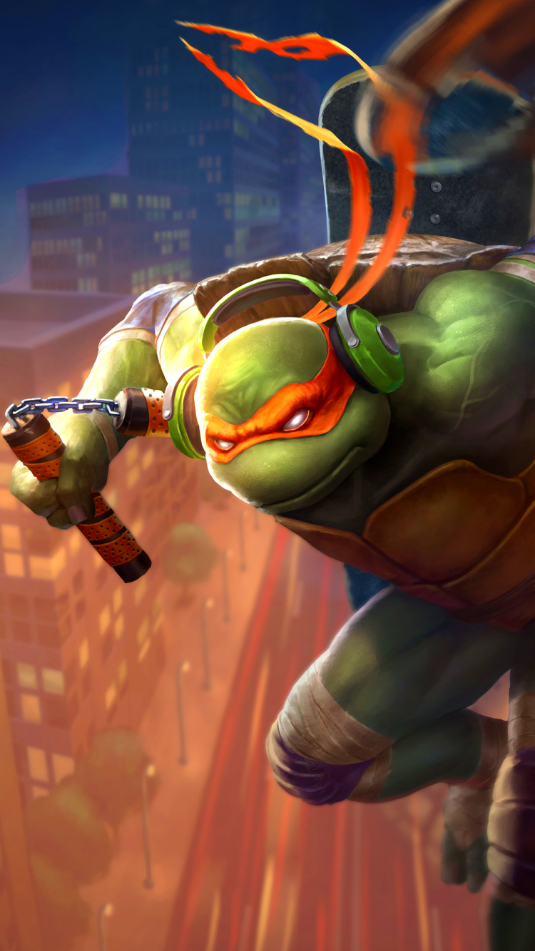 Download mobile wallpaper Video Game, Michelangelo (Tmnt), Smite for free.