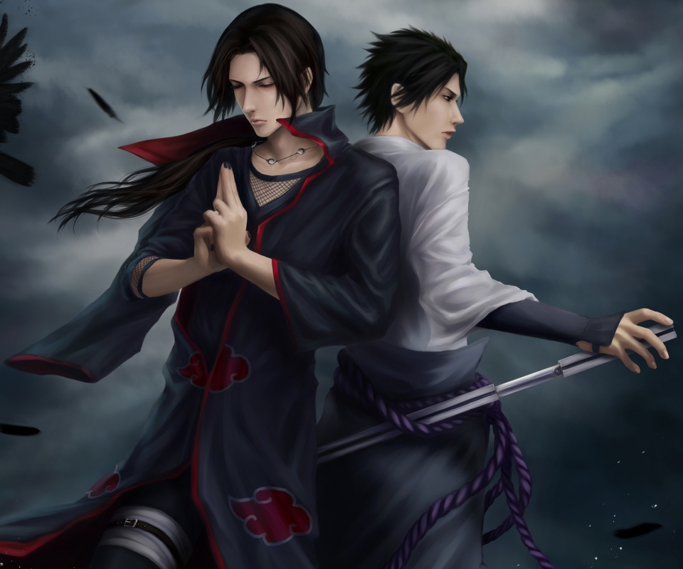 Download mobile wallpaper Anime, Naruto, Sasuke Uchiha, Itachi Uchiha for free.