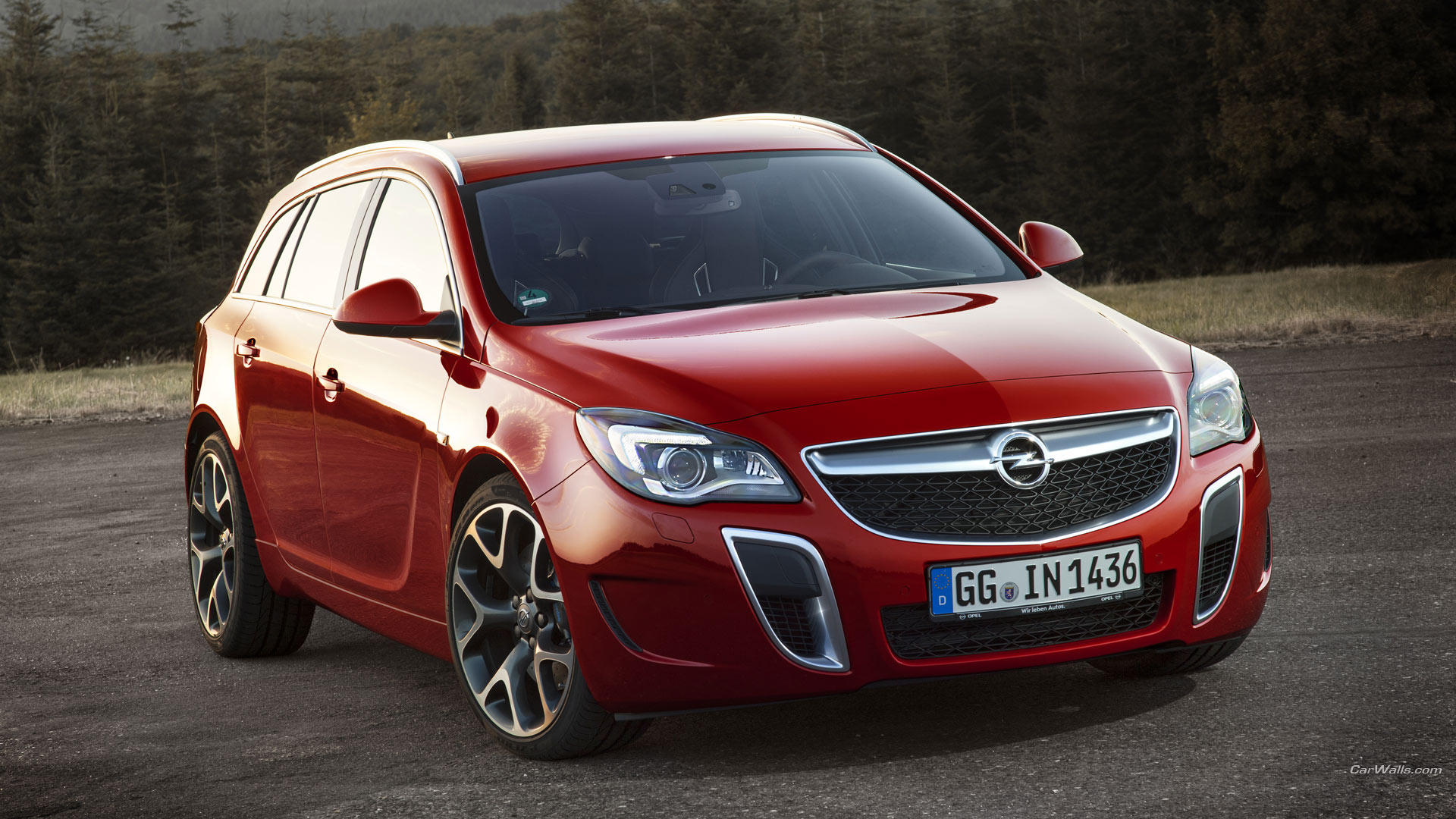 Скачать обои 2014 Opel Insignia Opc Sports Tourer на телефон бесплатно
