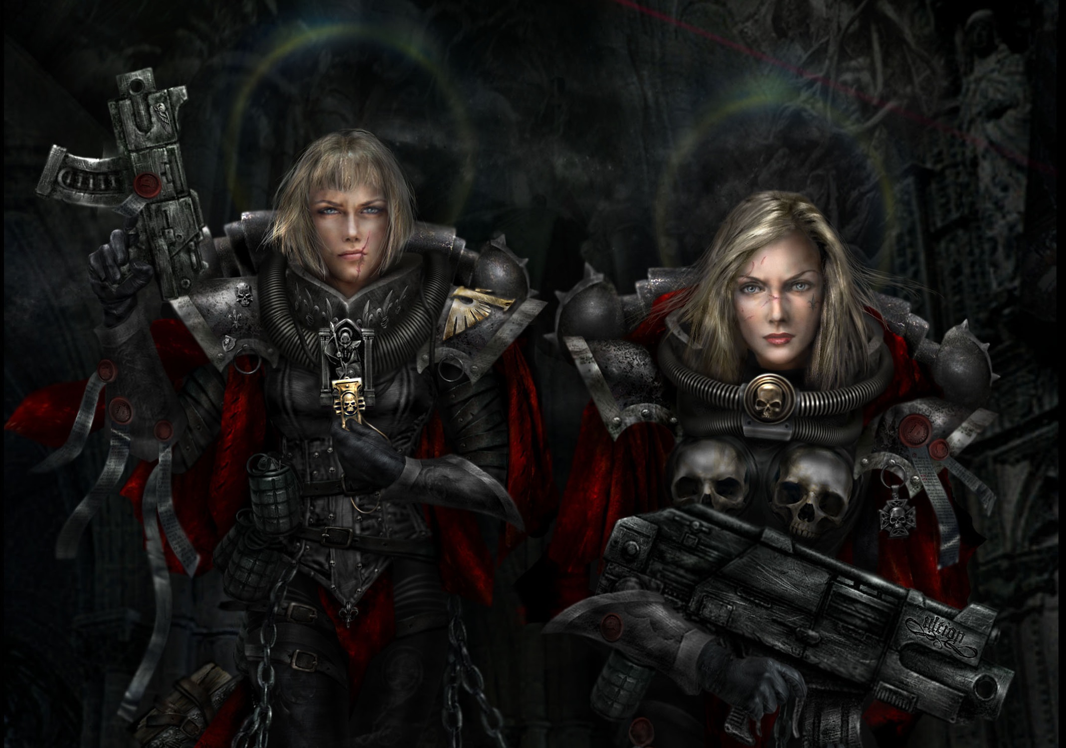 video game, warhammer, adepta sororitas, sisters of battle