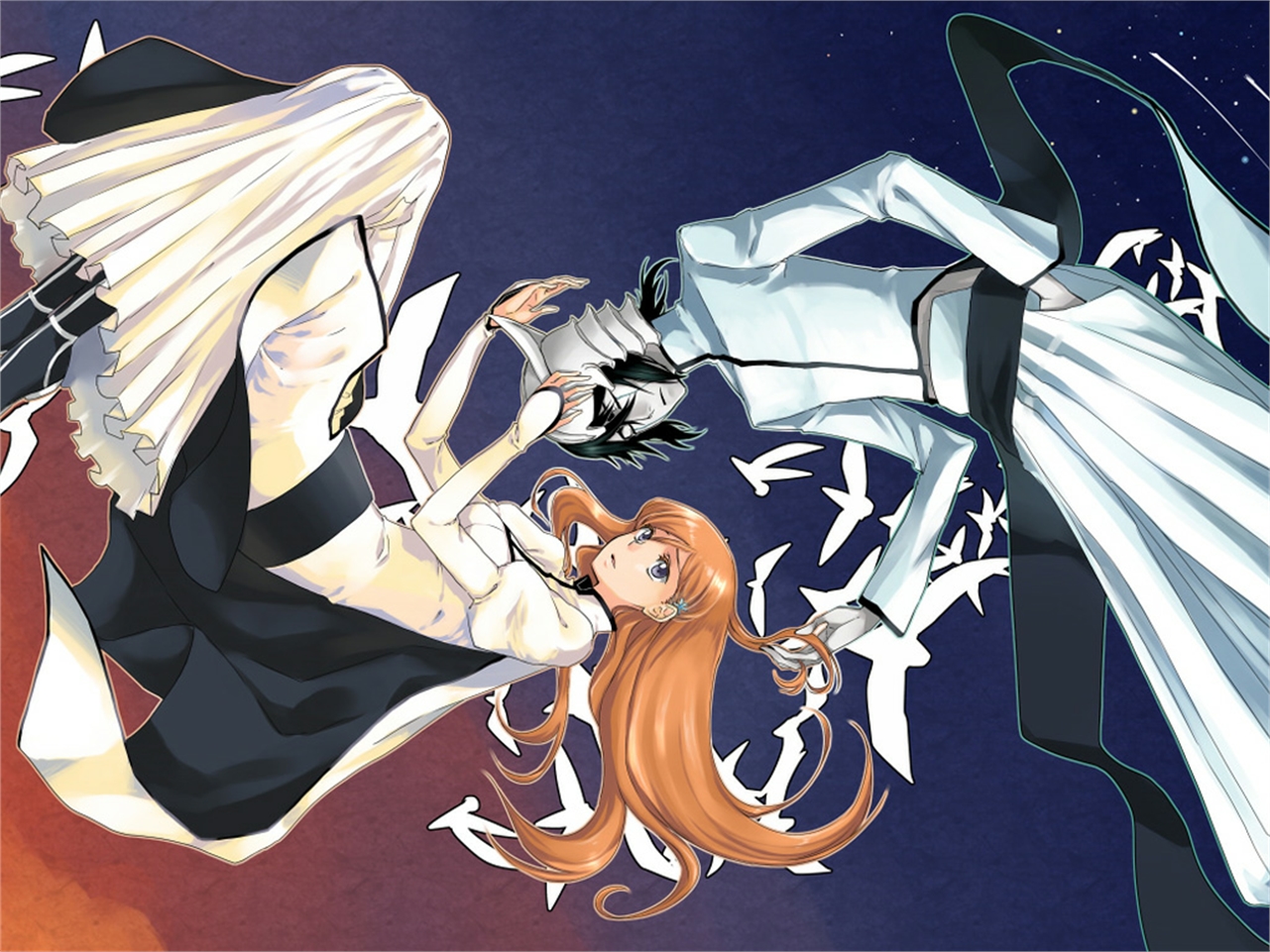 Download free mobile wallpaper Anime, Bleach, Orihime Inoue, Ulquiorra Cife...