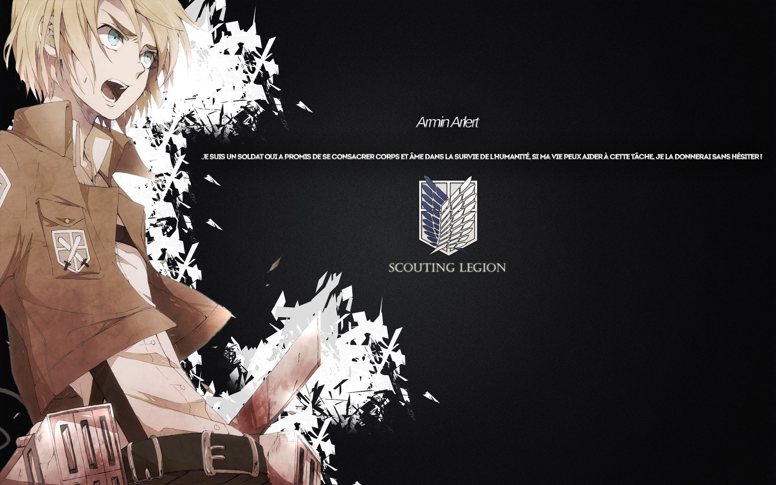 Handy-Wallpaper Animes, Armin Arlert, Attack On Titan kostenlos herunterladen.