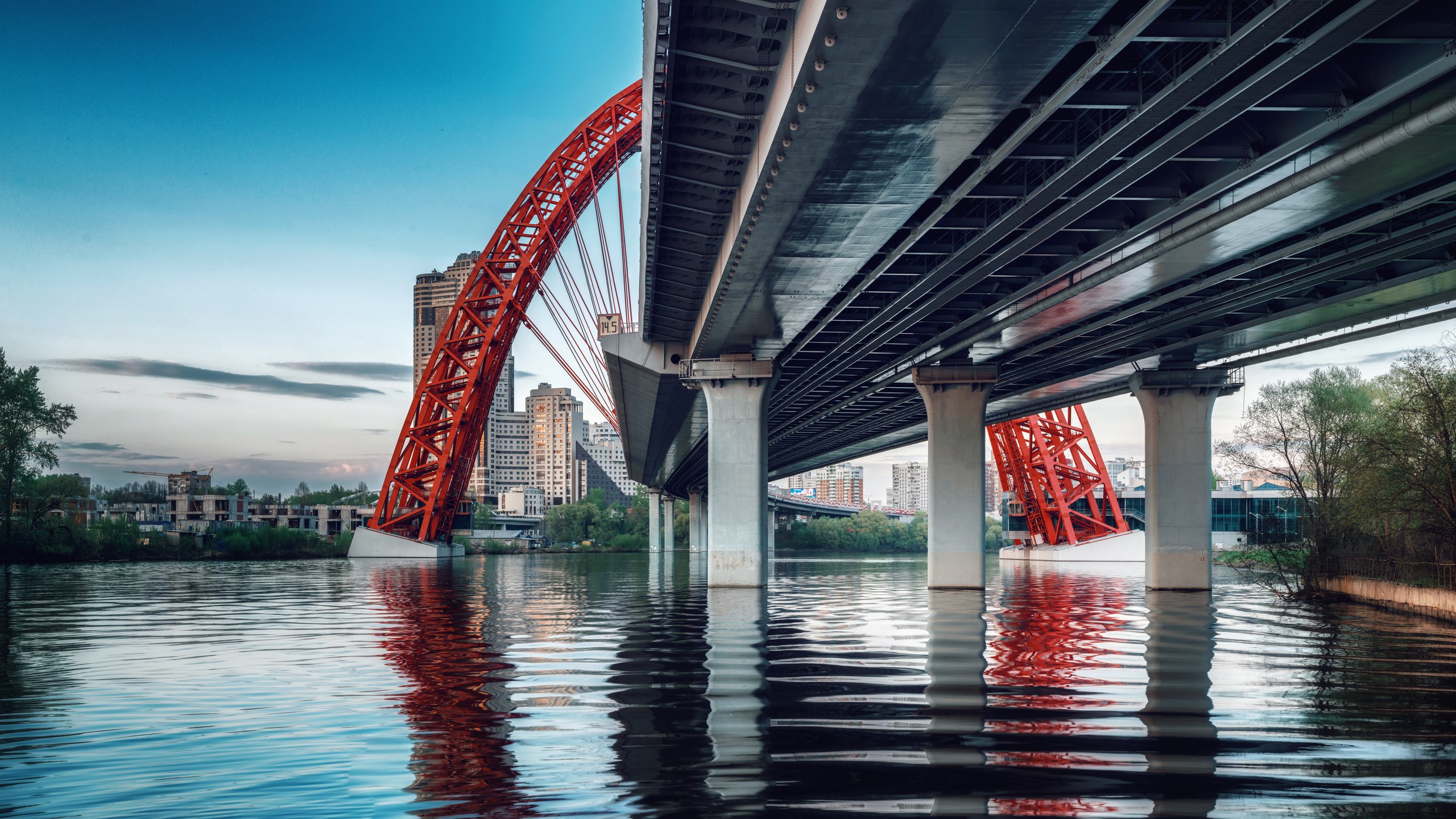 Handy-Wallpaper Brücke, Russland, Brücken, Menschengemacht kostenlos herunterladen.