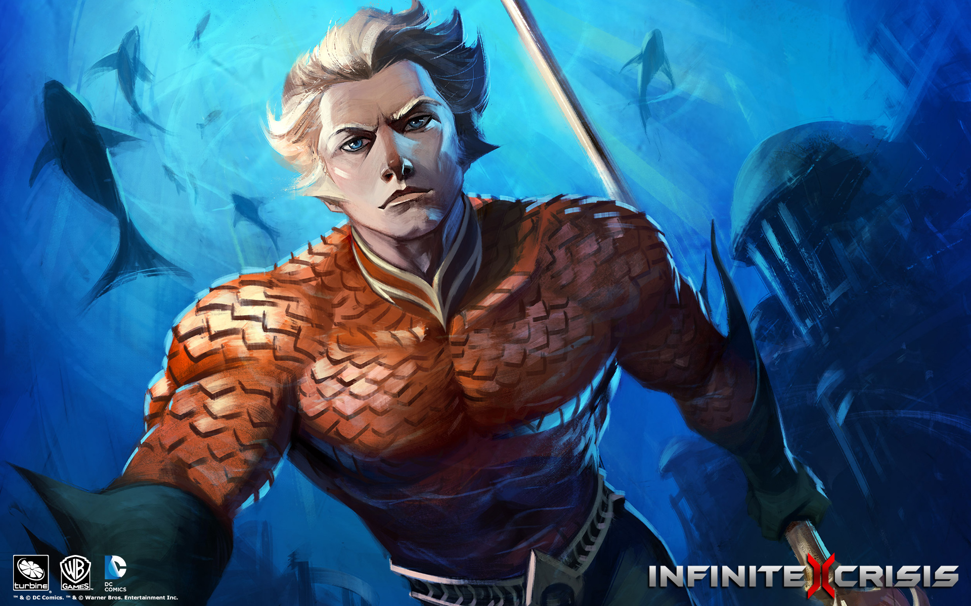 Download mobile wallpaper Video Game, Aquaman, Infinite Crisis for free.
