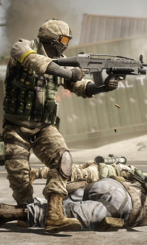 Handy-Wallpaper Battlefield: Bad Company 2, Schlachtfeld, Computerspiele kostenlos herunterladen.