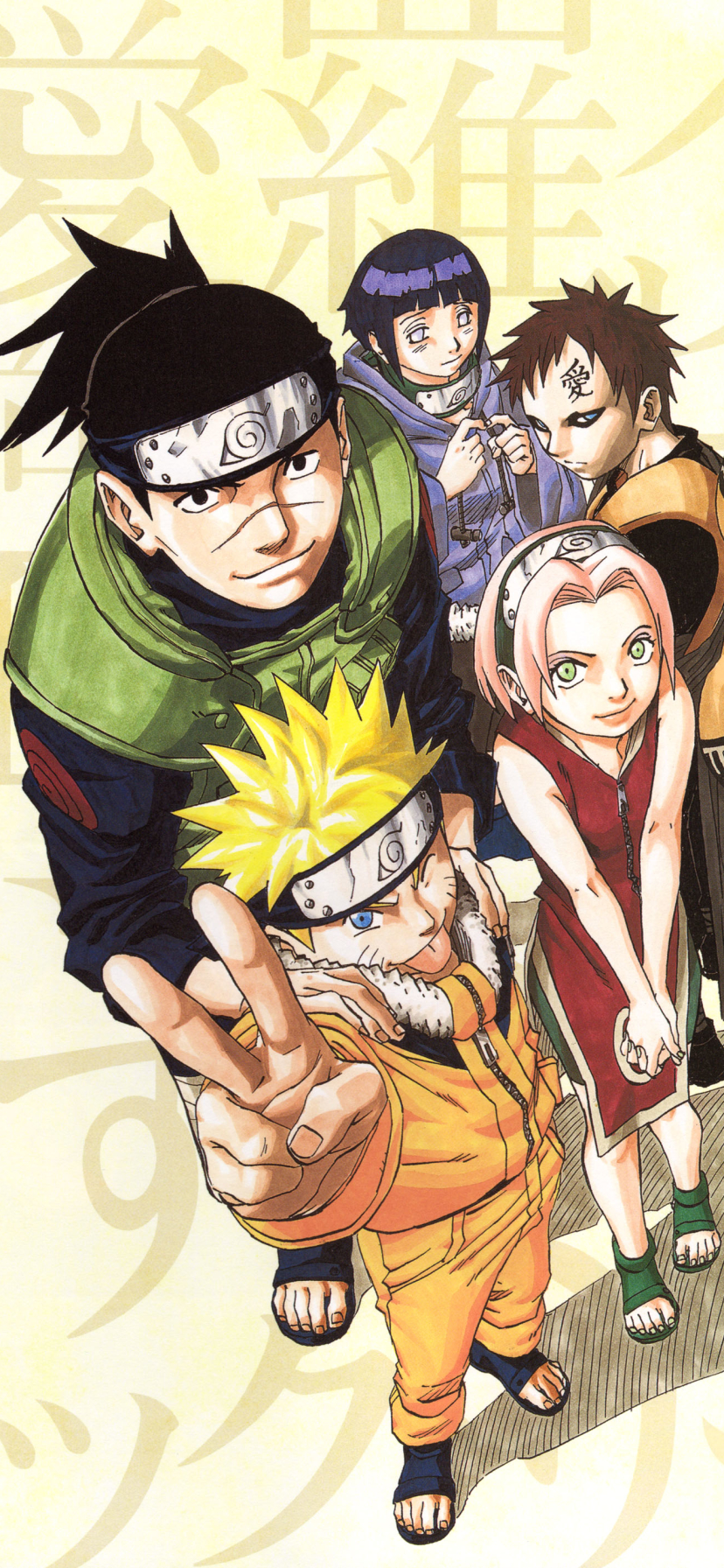 Baixar papel de parede para celular de Anime, Naruto, Hinata Hyuuga, Sakura Haruno, Gaara (Naruto), Naruto Uzumaki gratuito.