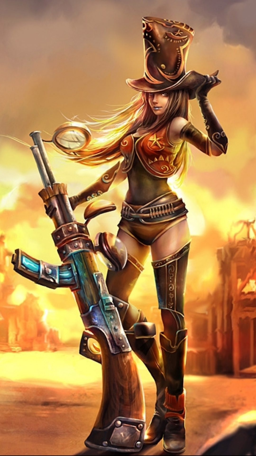 Handy-Wallpaper League Of Legends, Computerspiele, Caitlyn (Liga Der Legenden) kostenlos herunterladen.