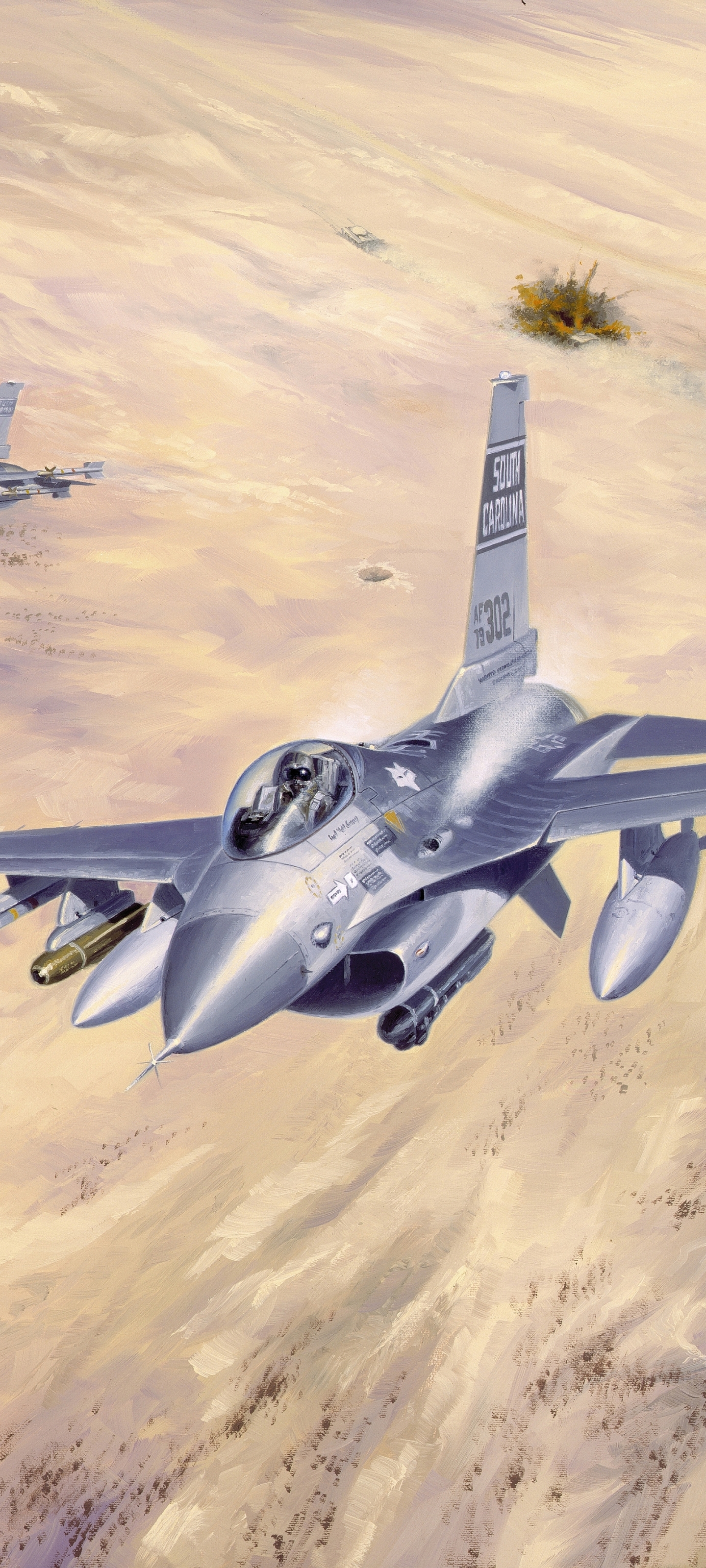 Téléchargez des papiers peints mobile Militaire, General Dynamics F 16 Fighting Falcon, Chasseurs À Réaction gratuitement.